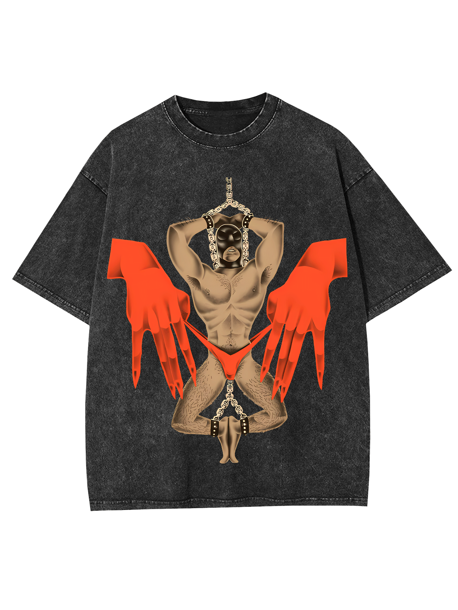 CHAINED WASHED TSHIRT