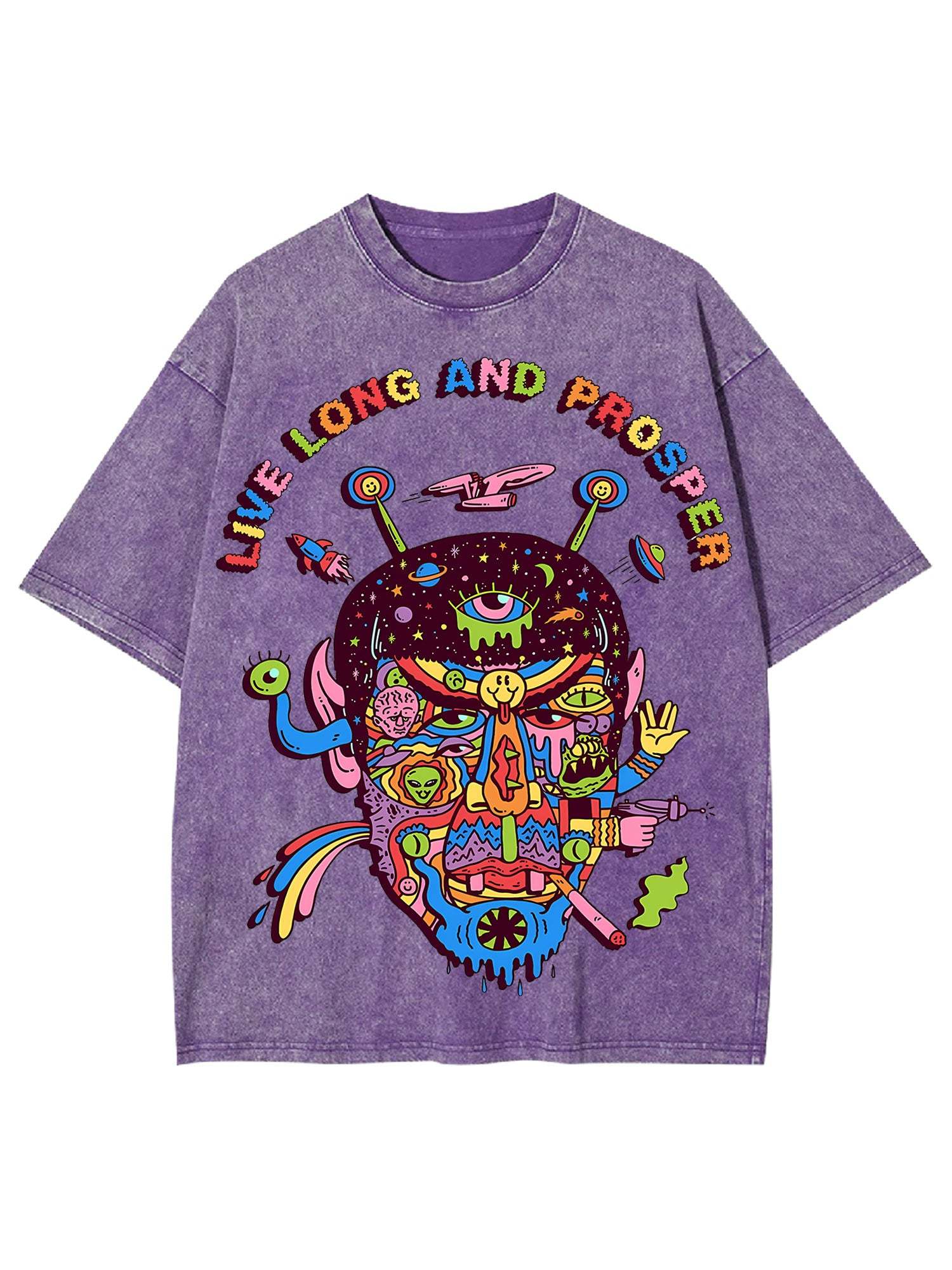 Live Long Washed Tshirt