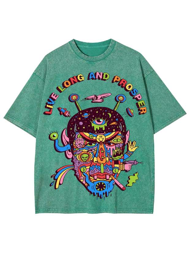Live Long Washed Tshirt
