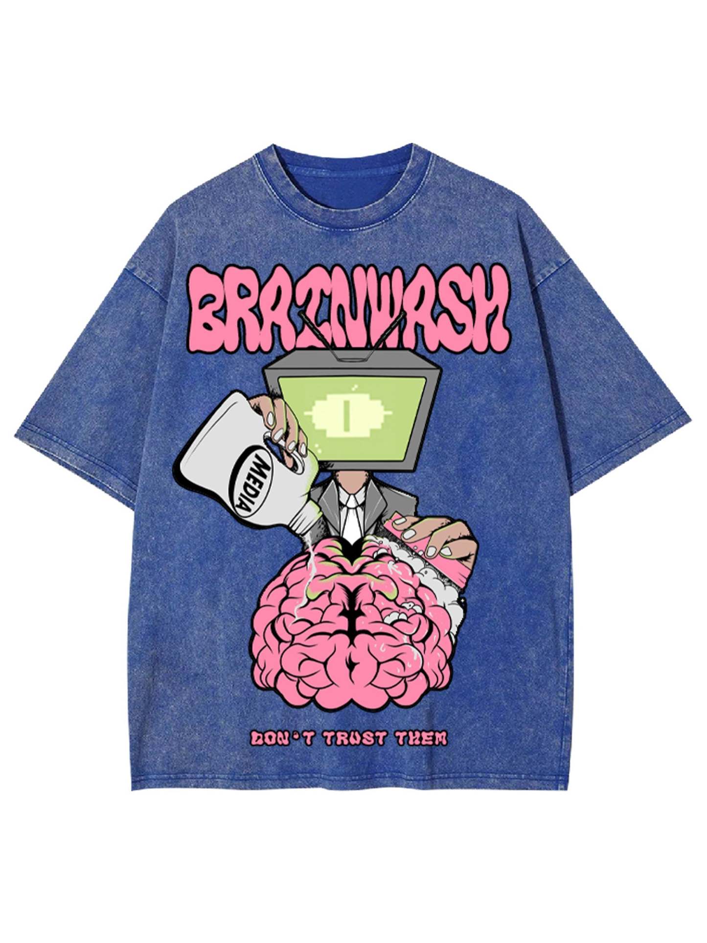 Brain Wash Washed Tshirt