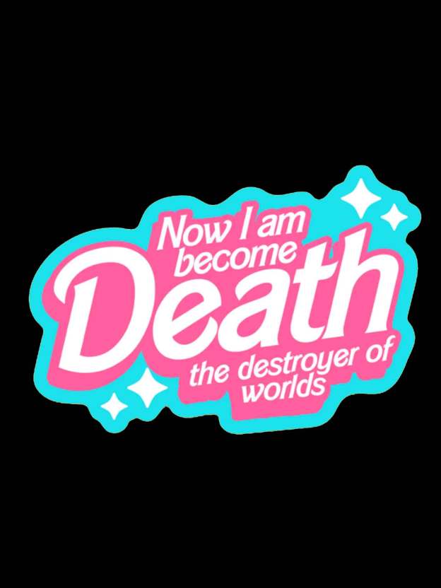 NOW I AM BECOME DEATH THE DESTROYER OF WORLDS WASHED TSHIRT
