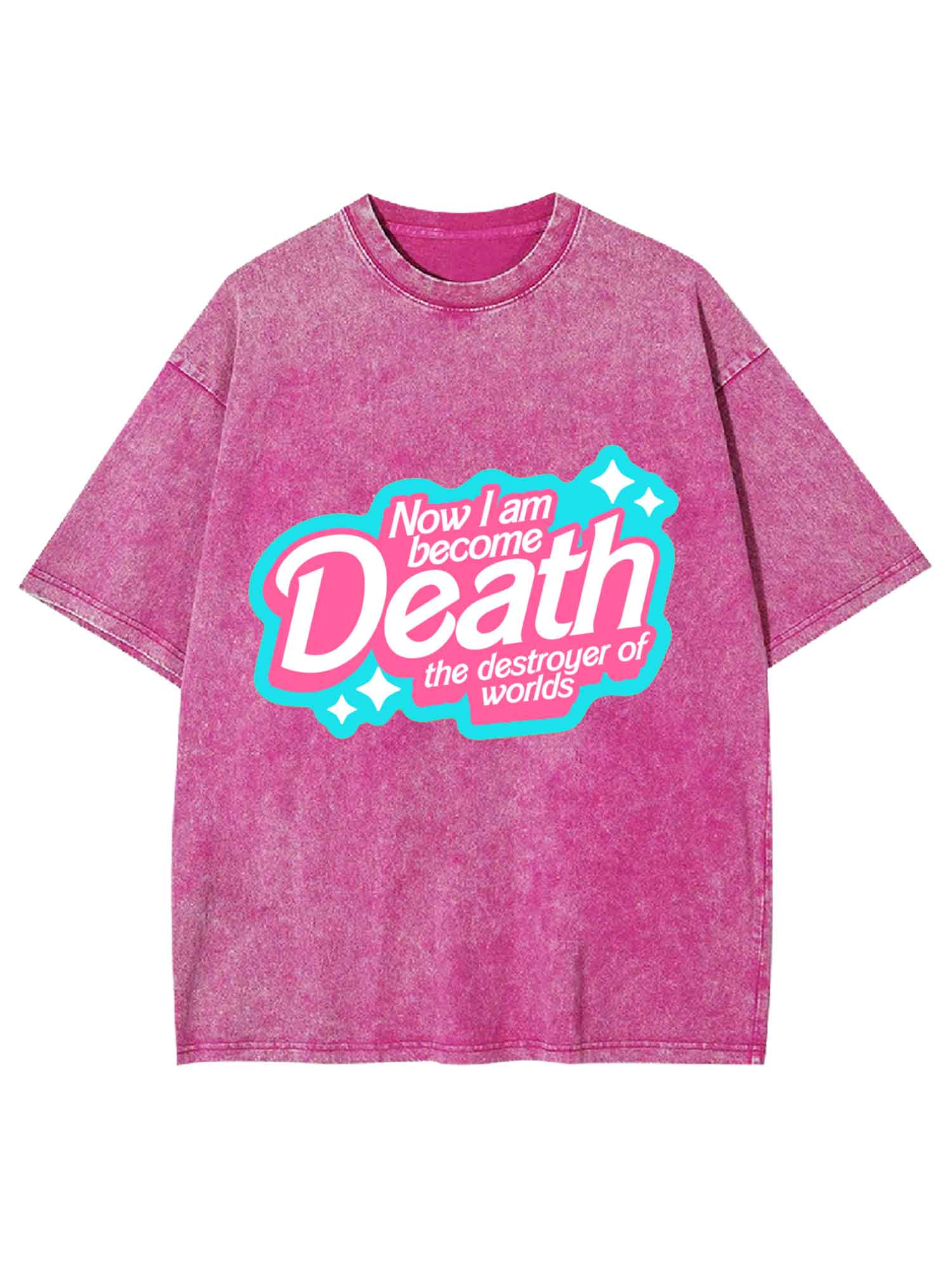 NOW I AM BECOME DEATH THE DESTROYER OF WORLDS WASHED TSHIRT