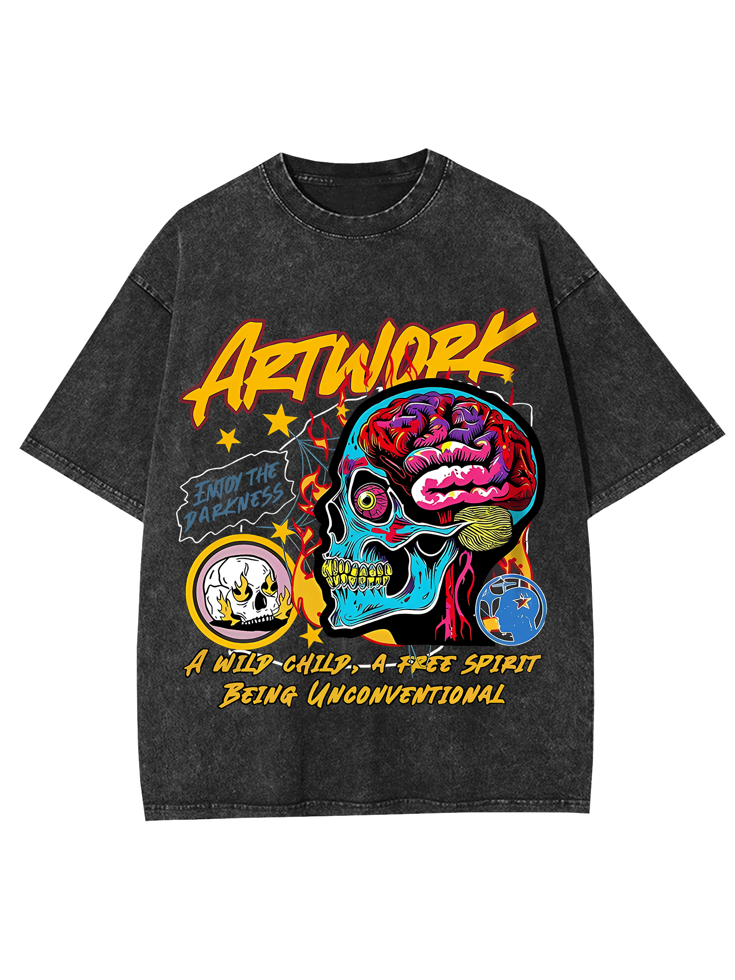 Artwork Washed Tshirt