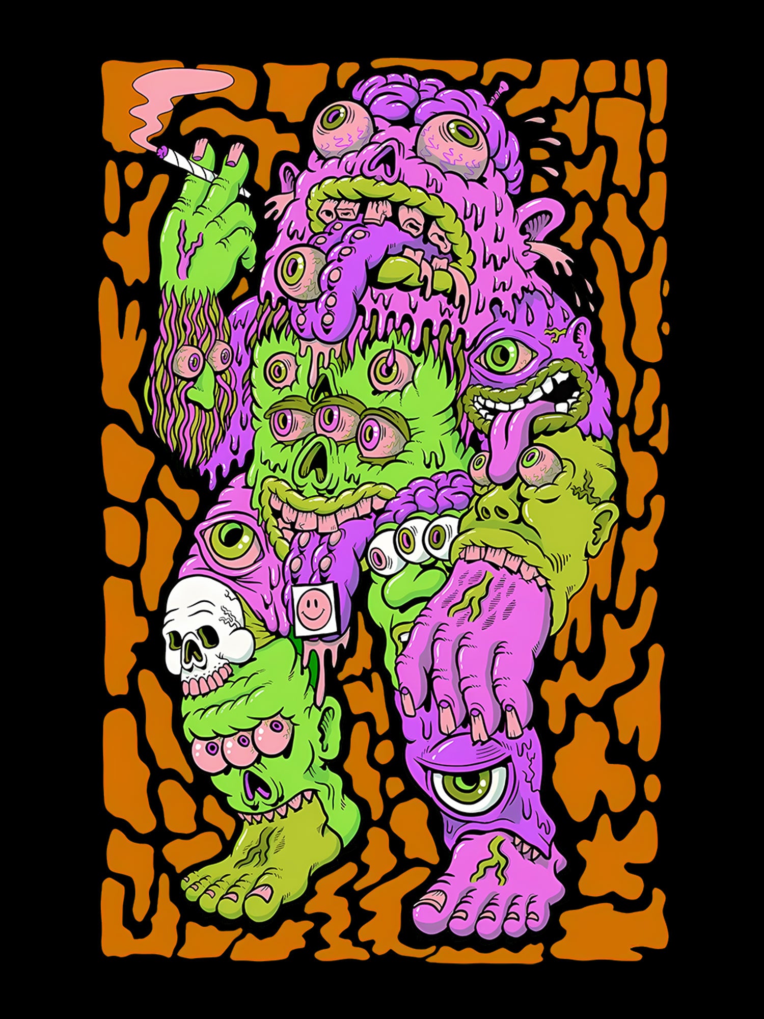 Amalgamation Monster Washed Tshirt