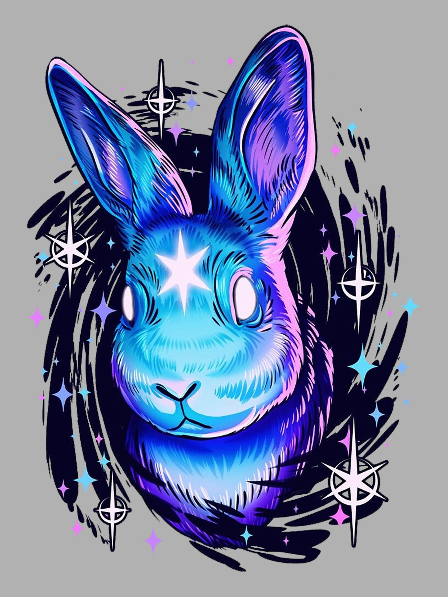 Black Rabbit Hole Washed Tshirt
