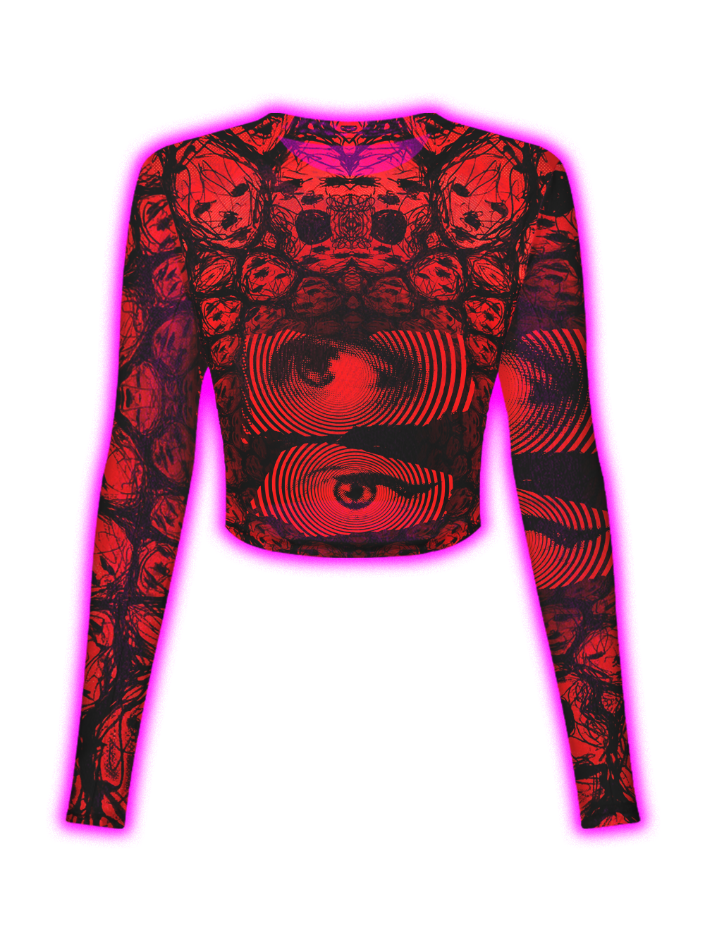 HELL EYE MESH TOP