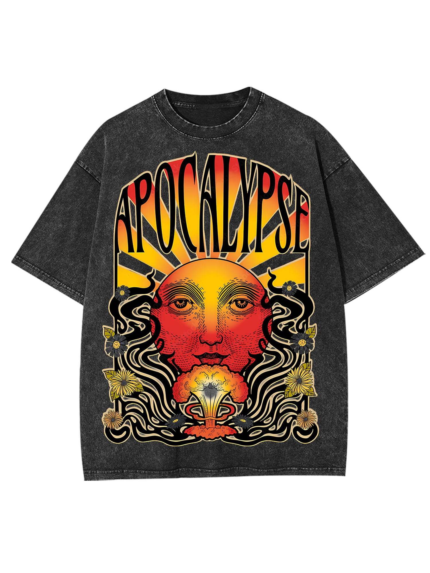 Apocalypse Washed Tshirt-ClassyOutlaw Sale