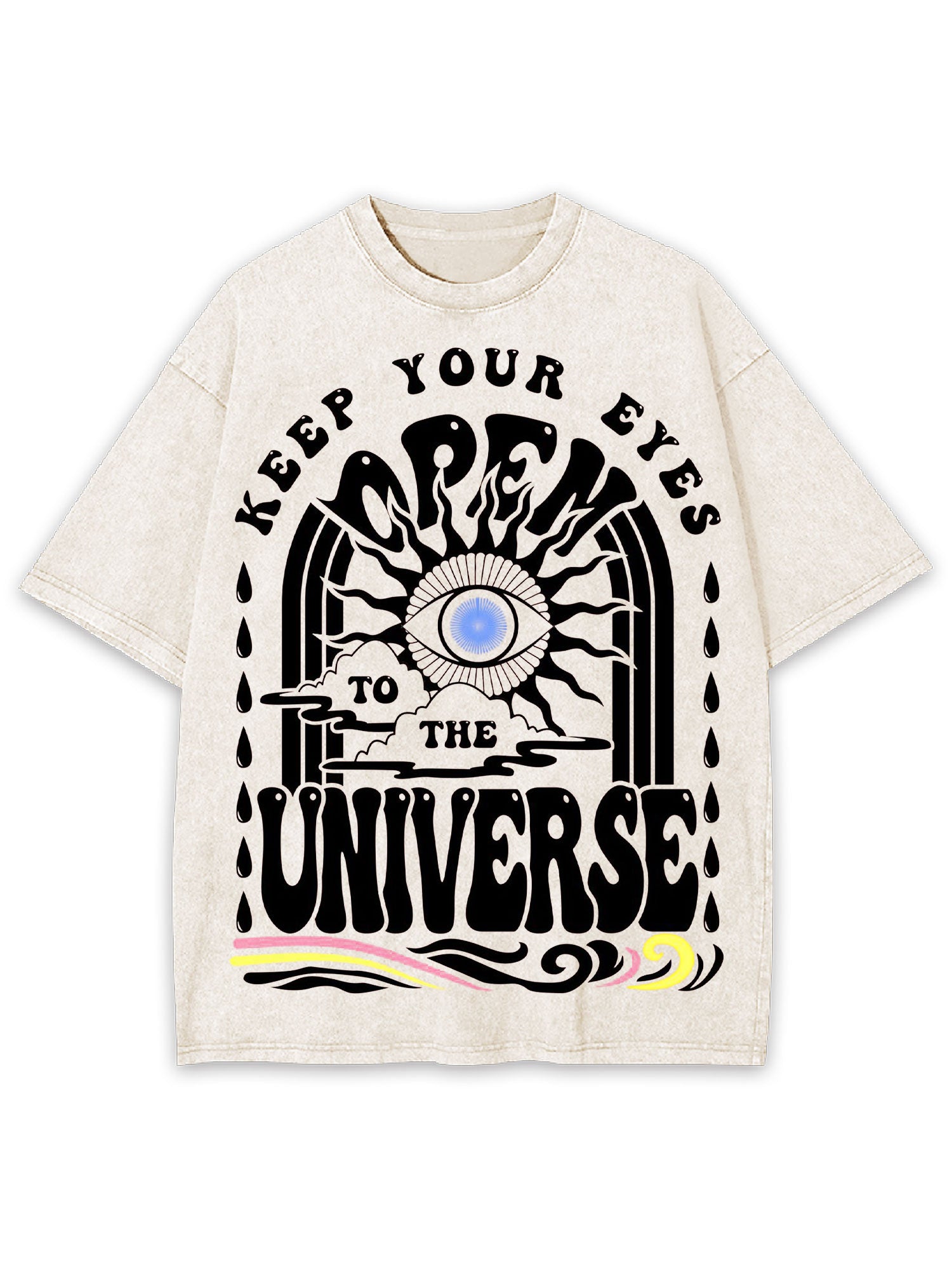 Gaze At The Universe Washed Tshirt