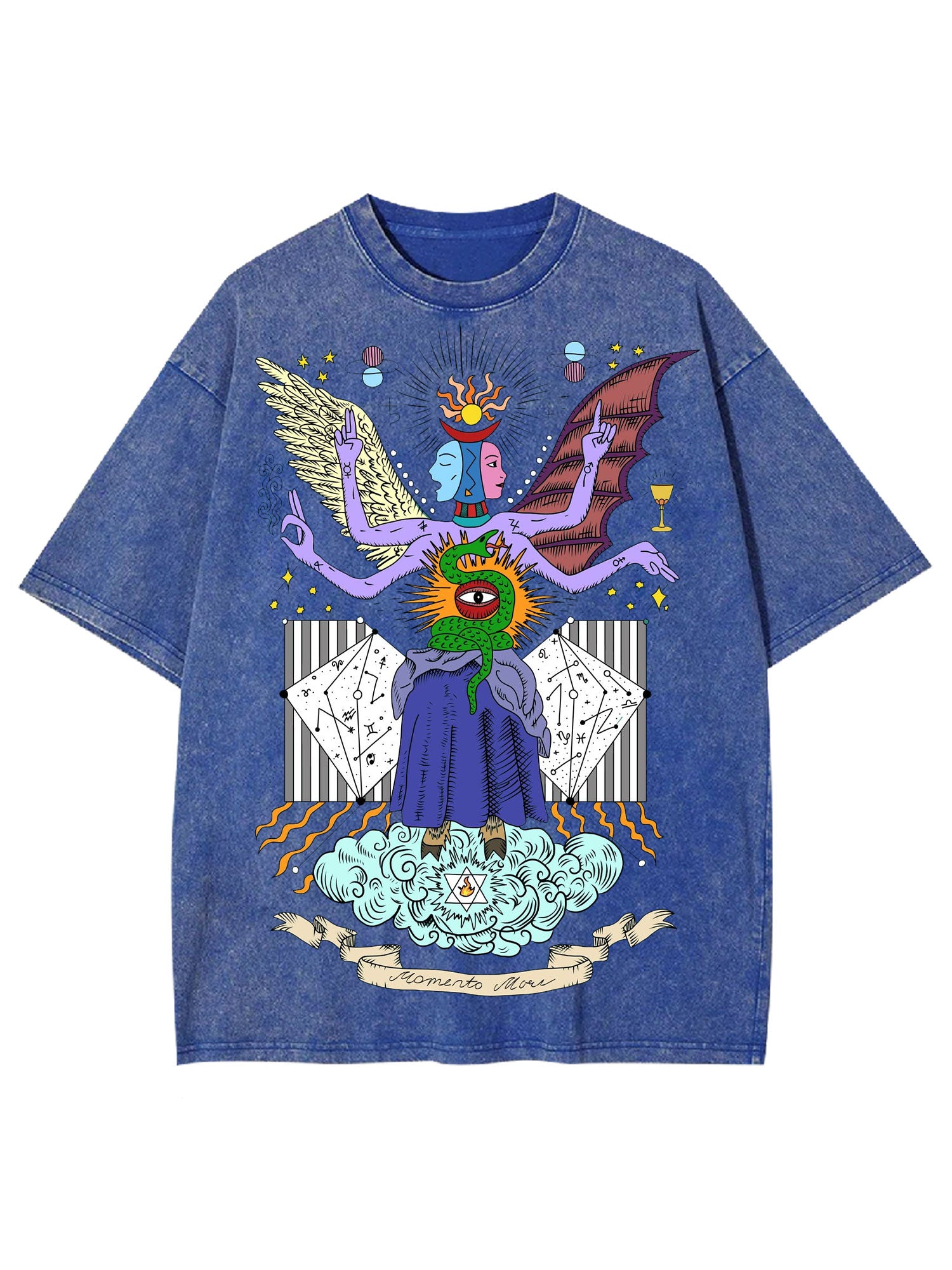 Half Angel Half Devil Washed Tshirt