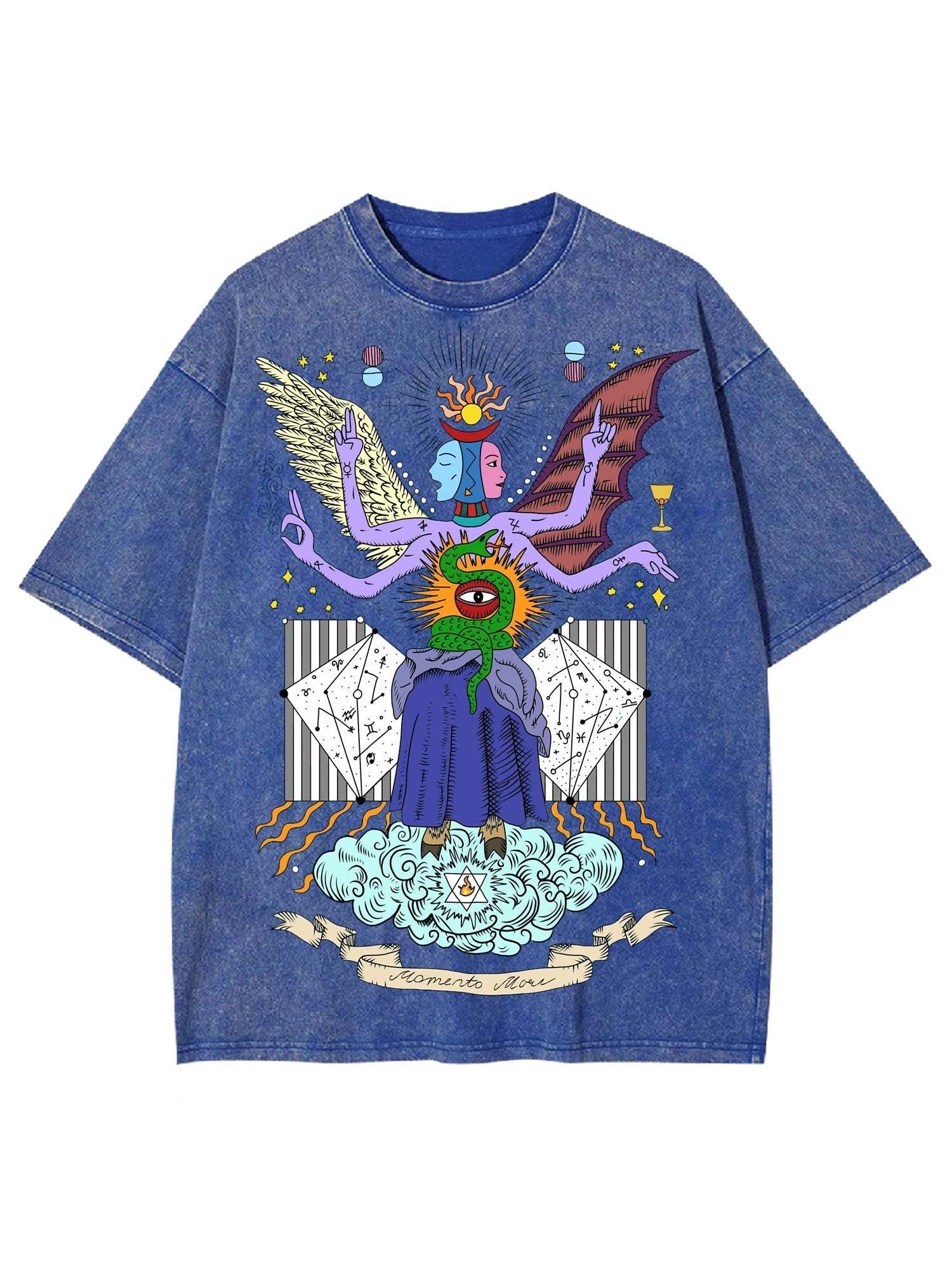 Half Angel Half Devil Washed Tshirt