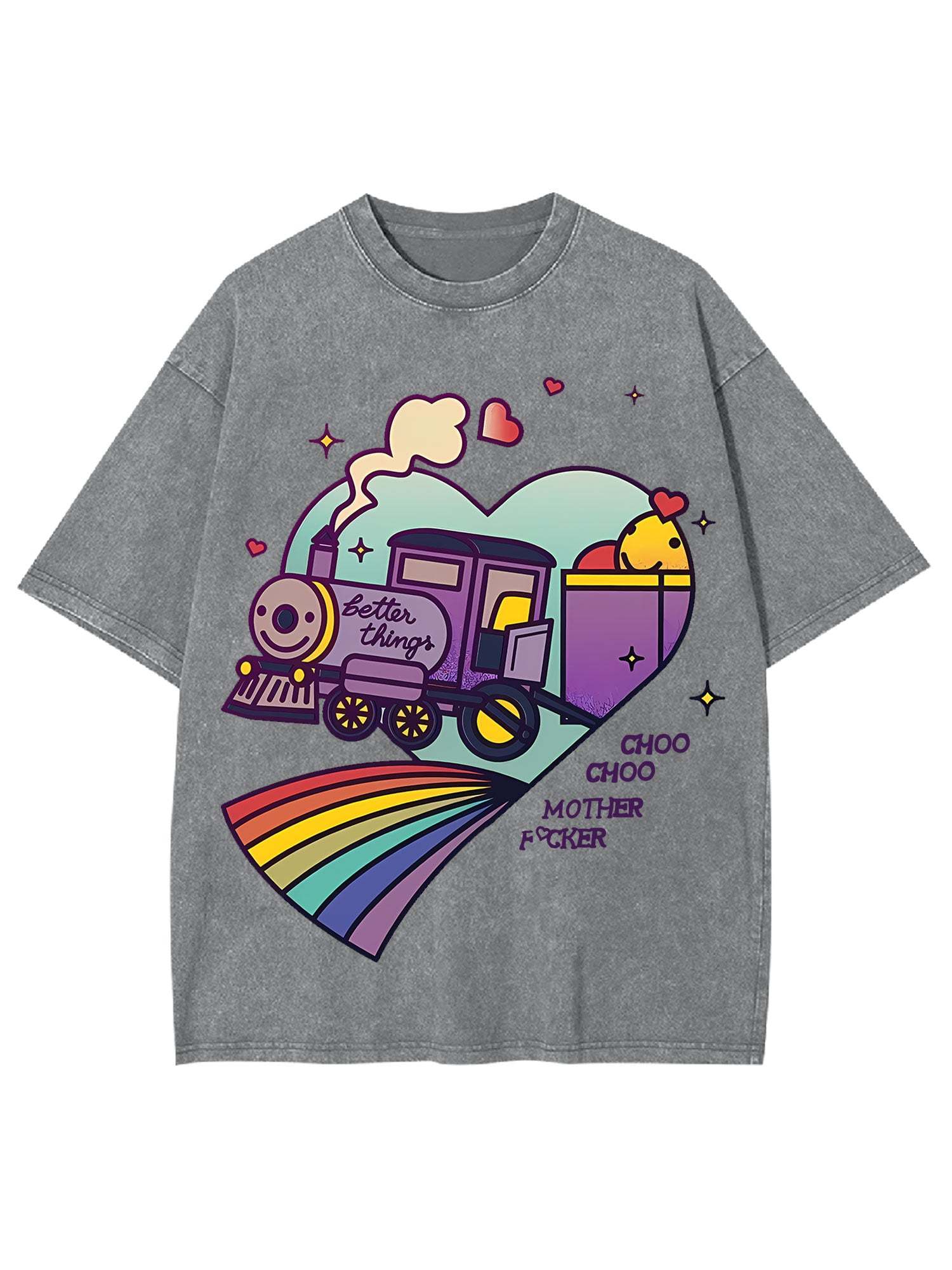 CHOO CHOO WASHED TSHIRT