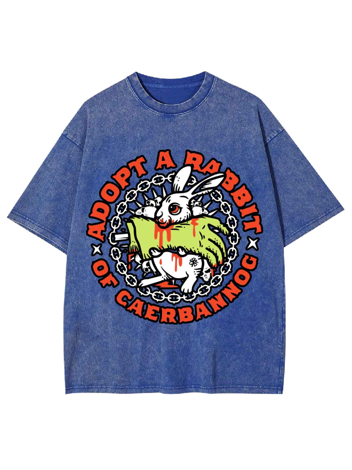 Adopt A Rabbit Of Caerbannog Washed Tshirt