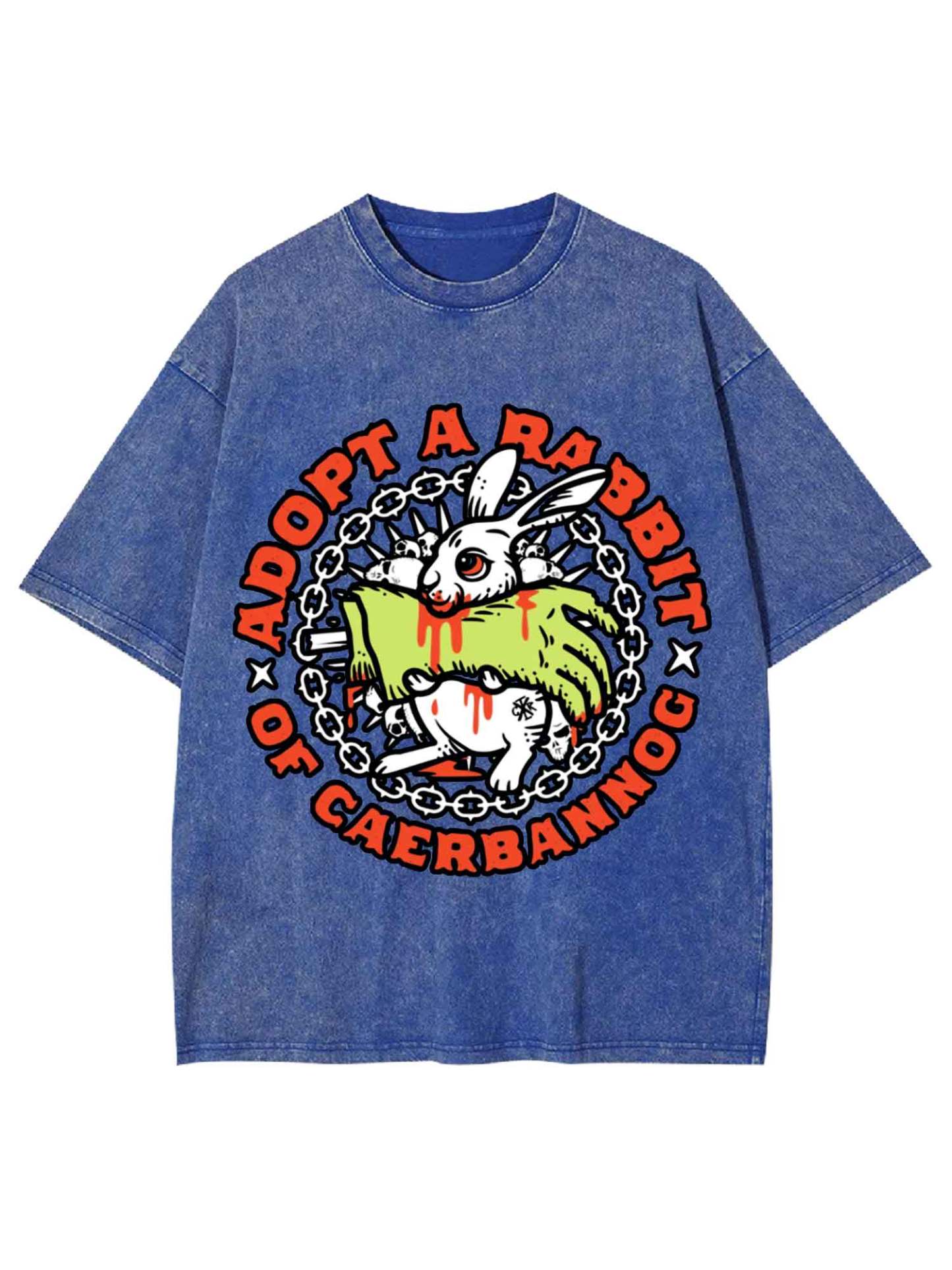 Adopt A Rabbit Of Caerbannog Washed Tshirt