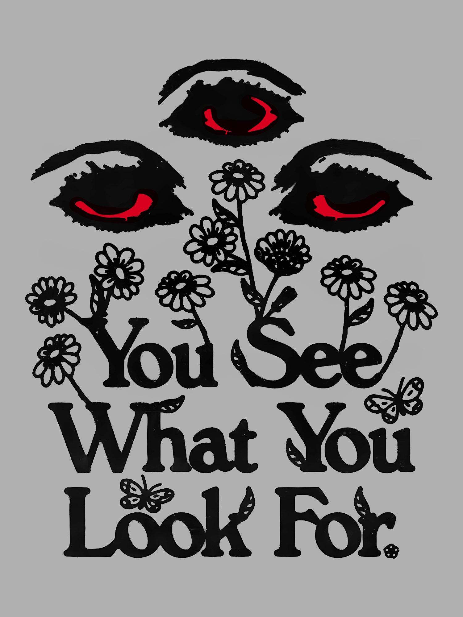 You See What You Look For Washed Tshirt