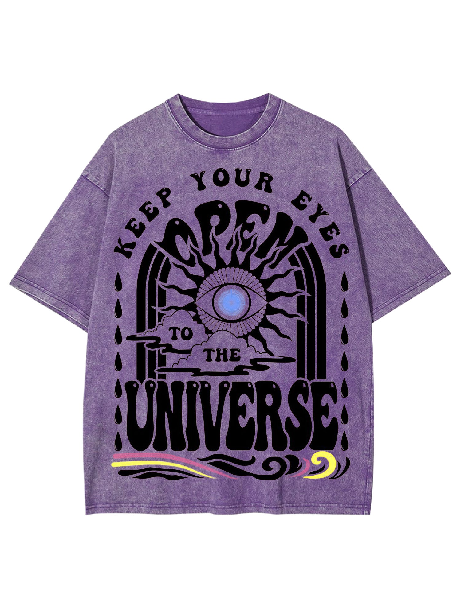 Gaze At The Universe Washed Tshirt