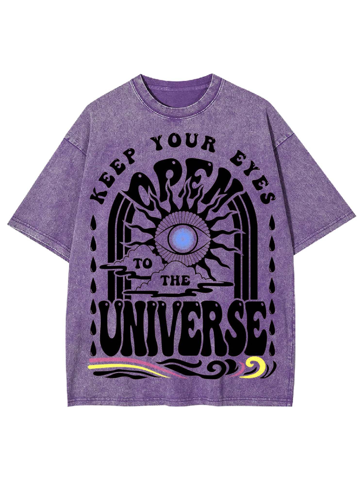 Gaze At The Universe Washed Tshirt