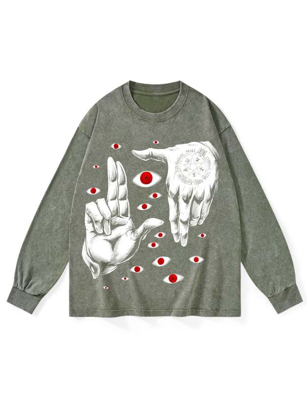 HELLSING WASHED LONG-SLEEVE TSHIRT