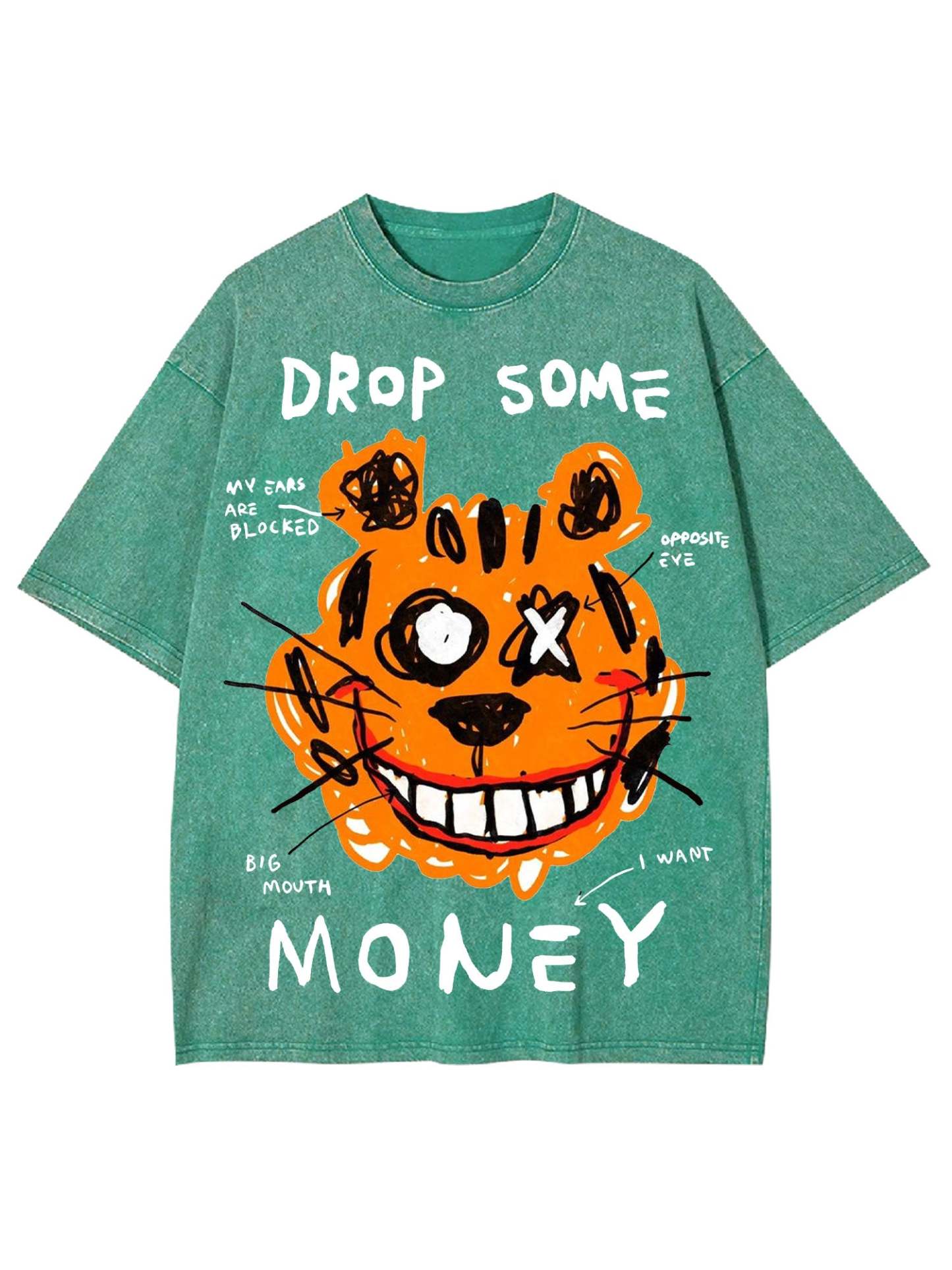 Drop Some Money Washed Tshirt