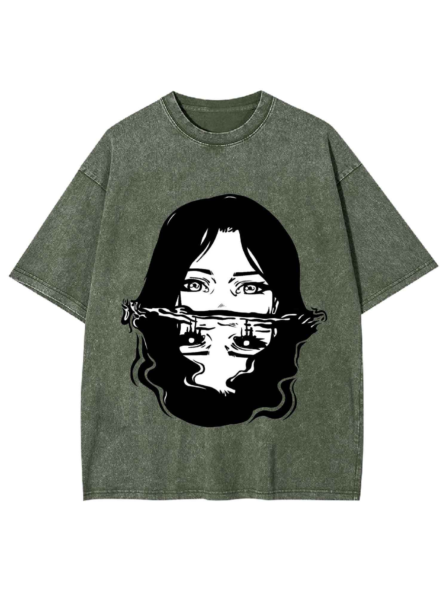 Reflection Duality Washed Tshirt