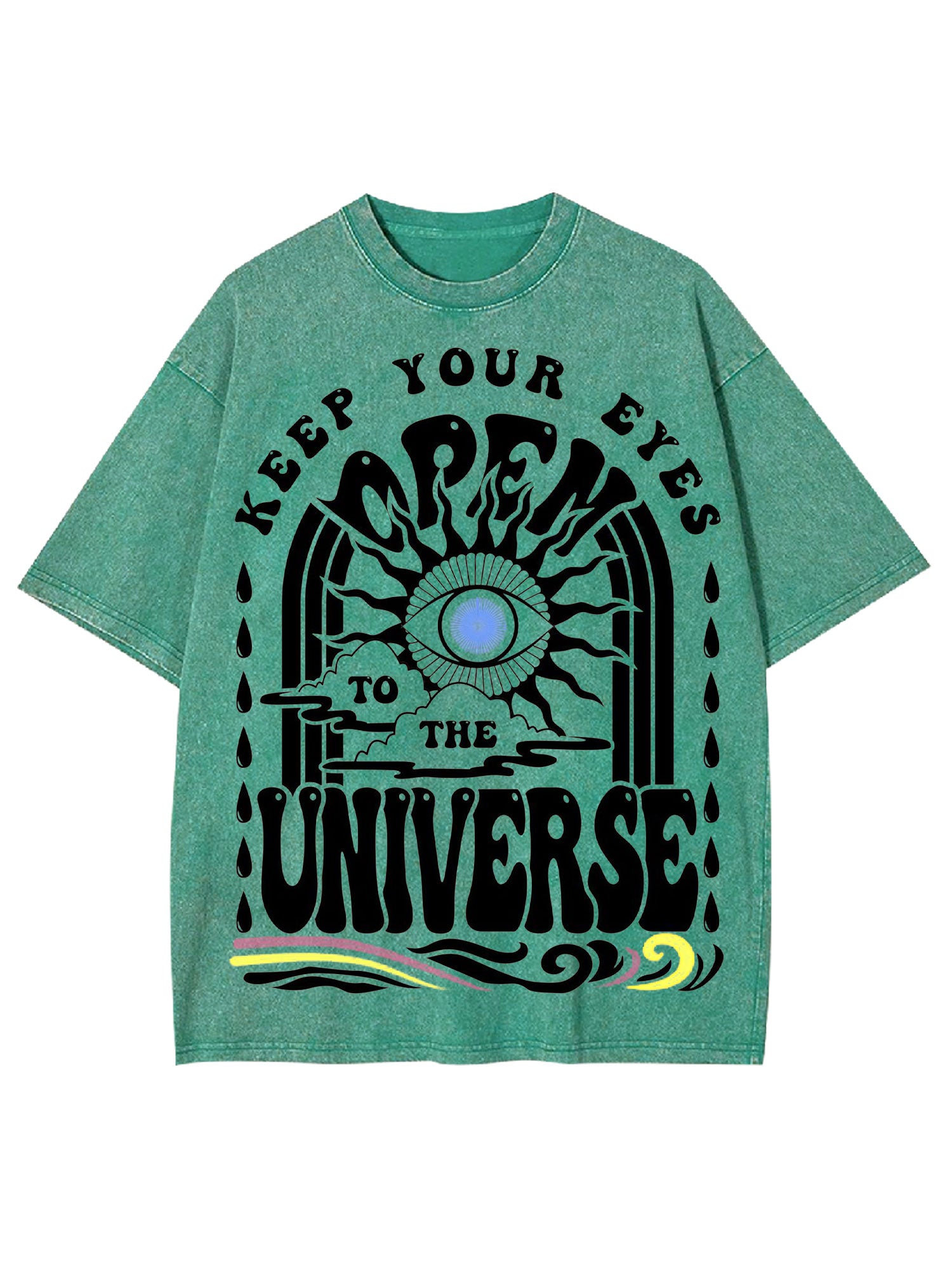 Gaze At The Universe Washed Tshirt