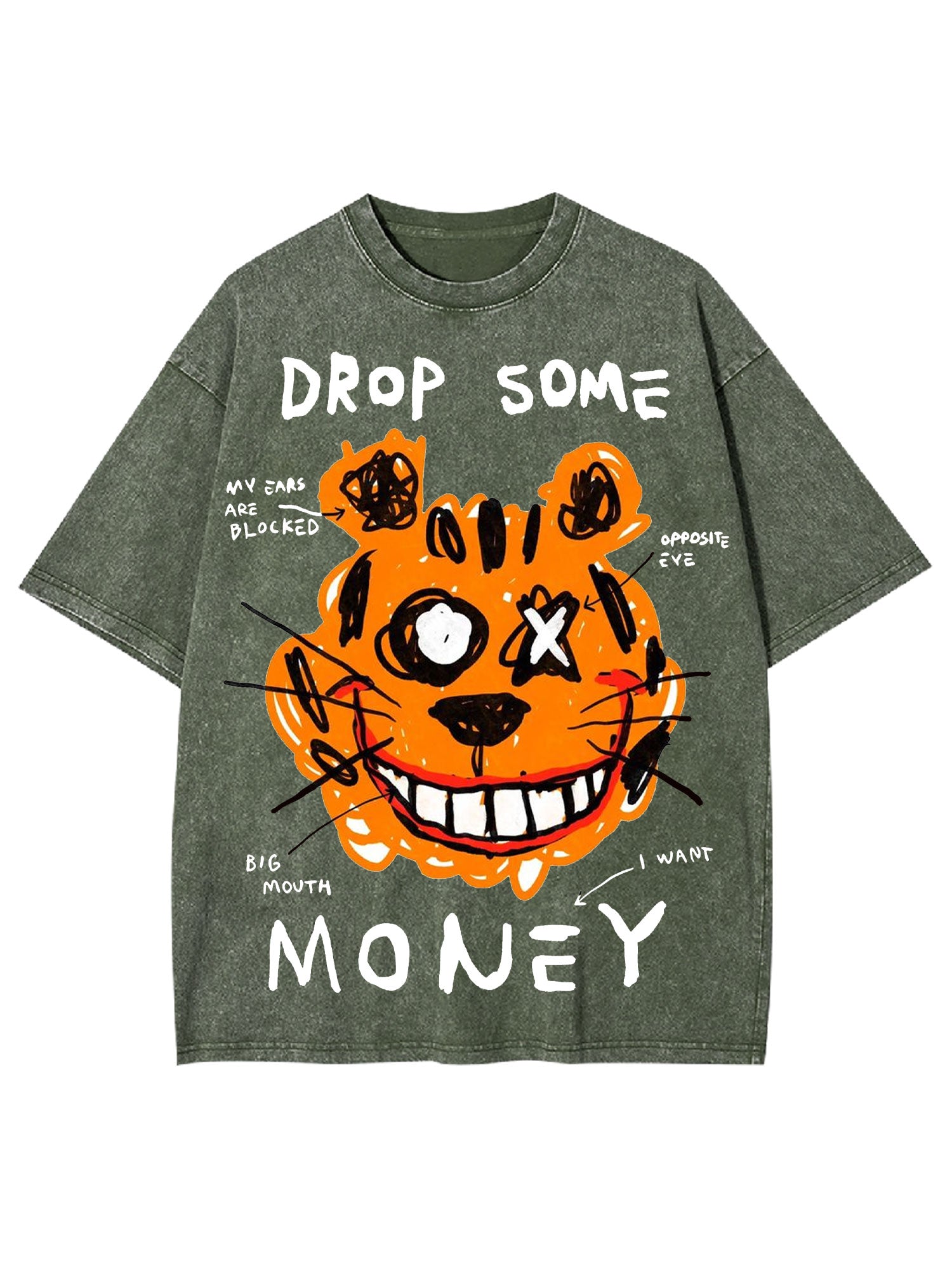 Drop Some Money Washed Tshirt