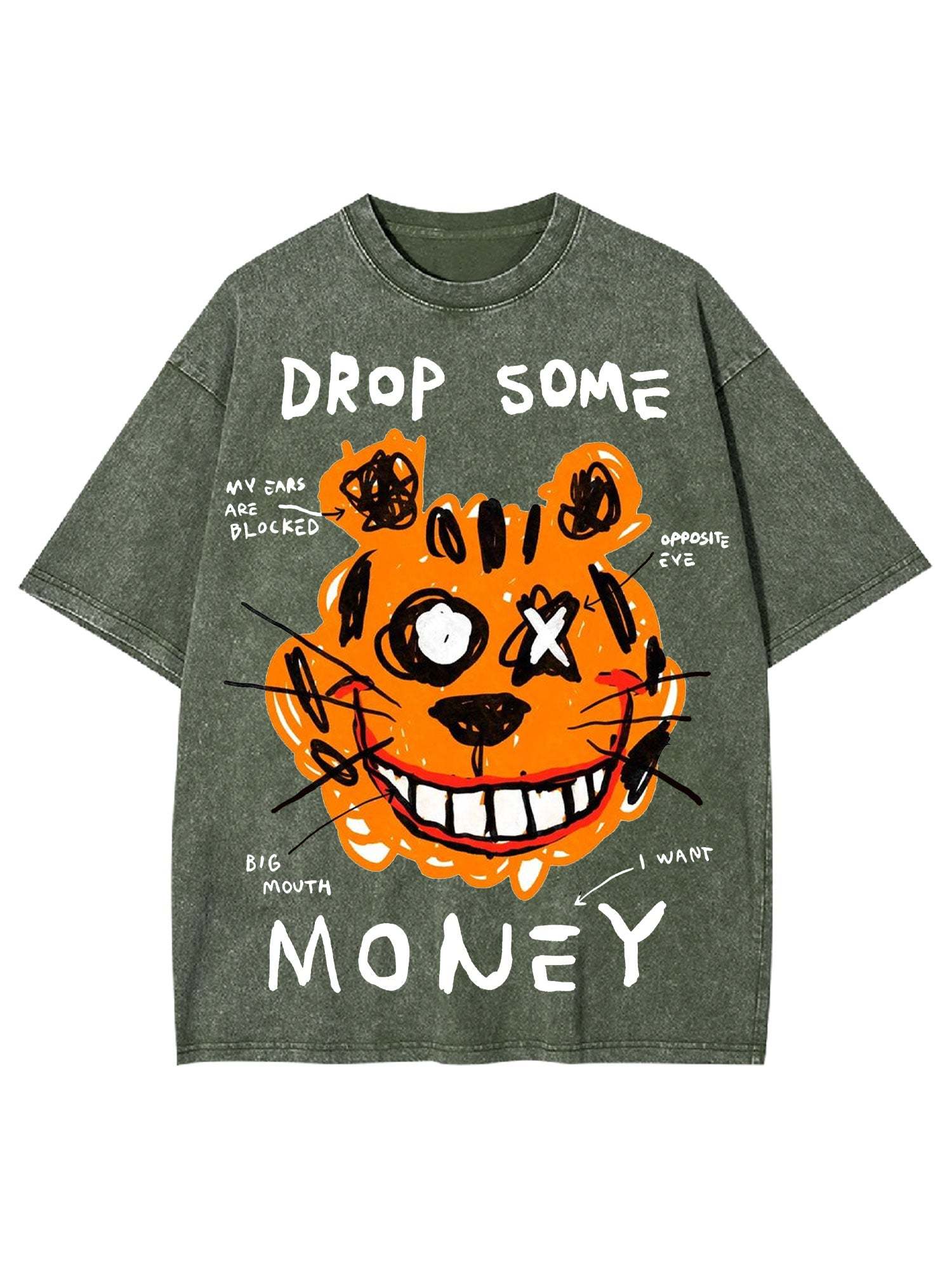 Drop Some Money Washed Tshirt