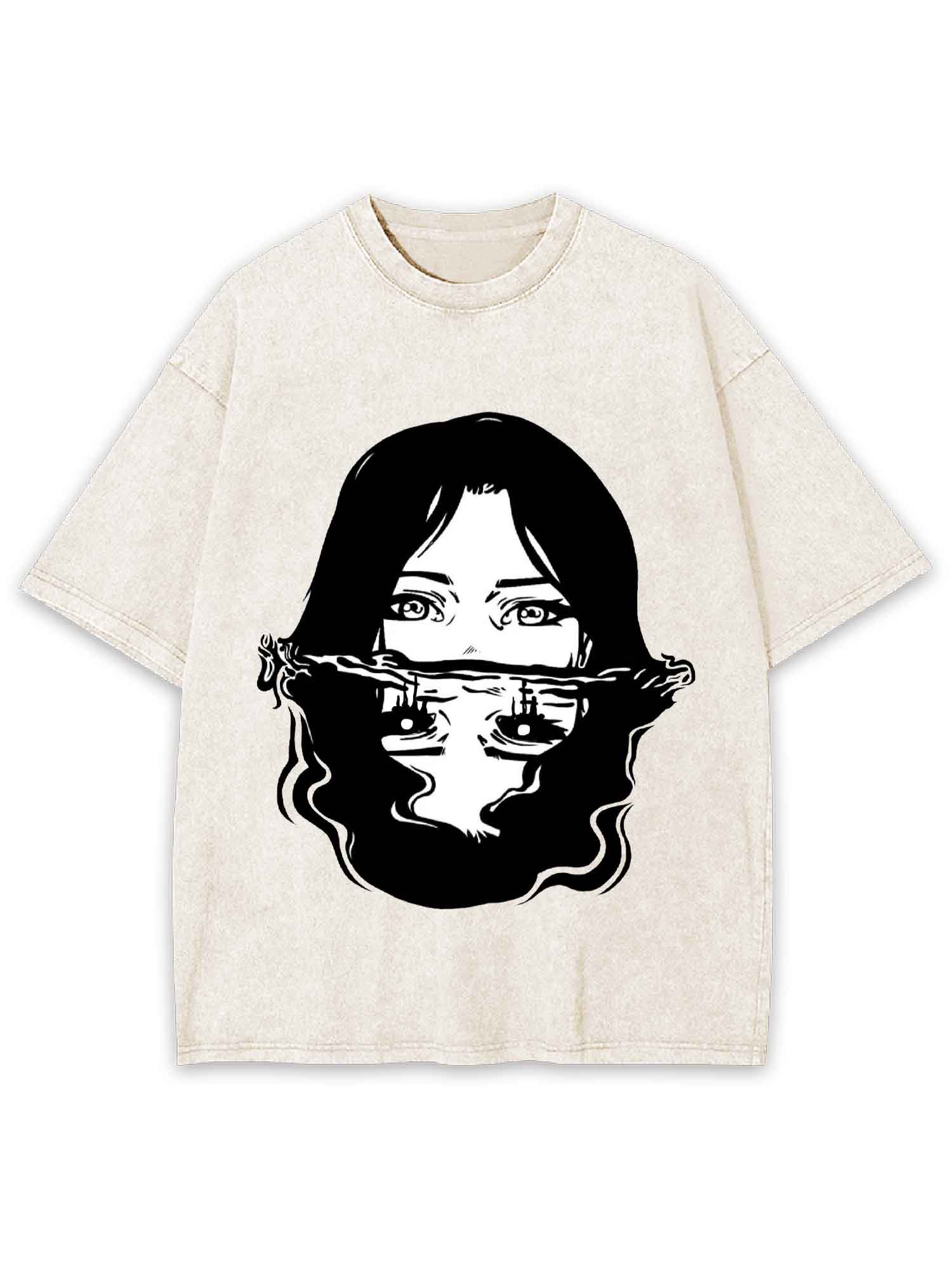 Reflection Duality Washed Tshirt