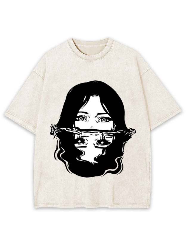 Reflection Duality Washed Tshirt