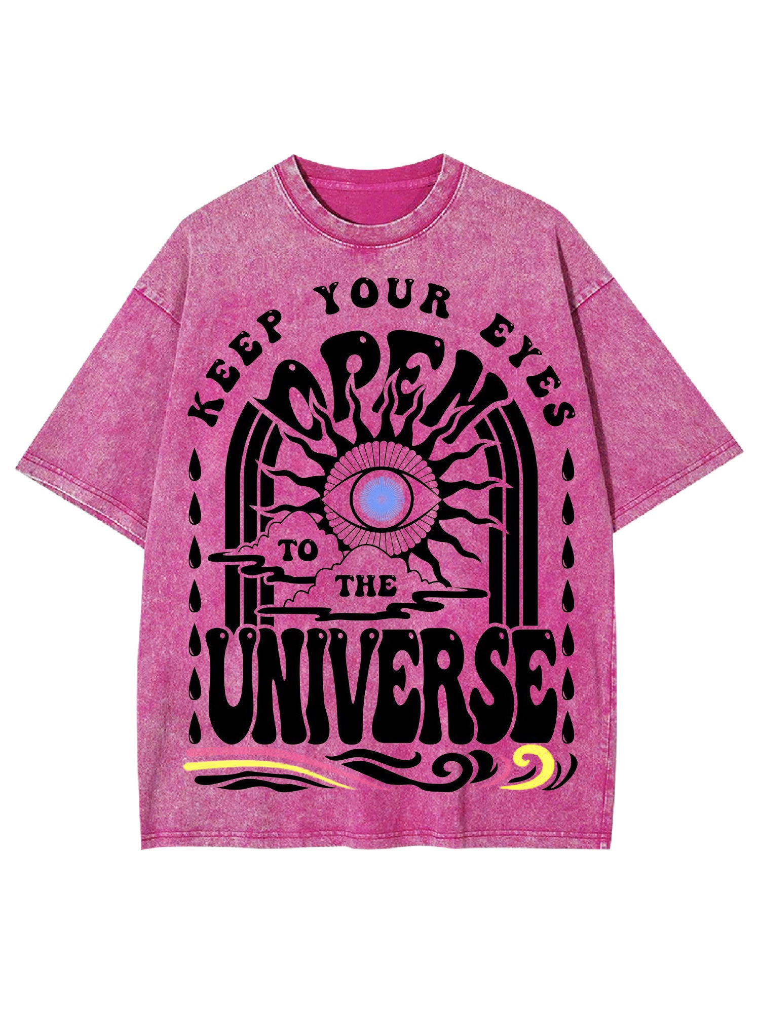 Gaze At The Universe Washed Tshirt