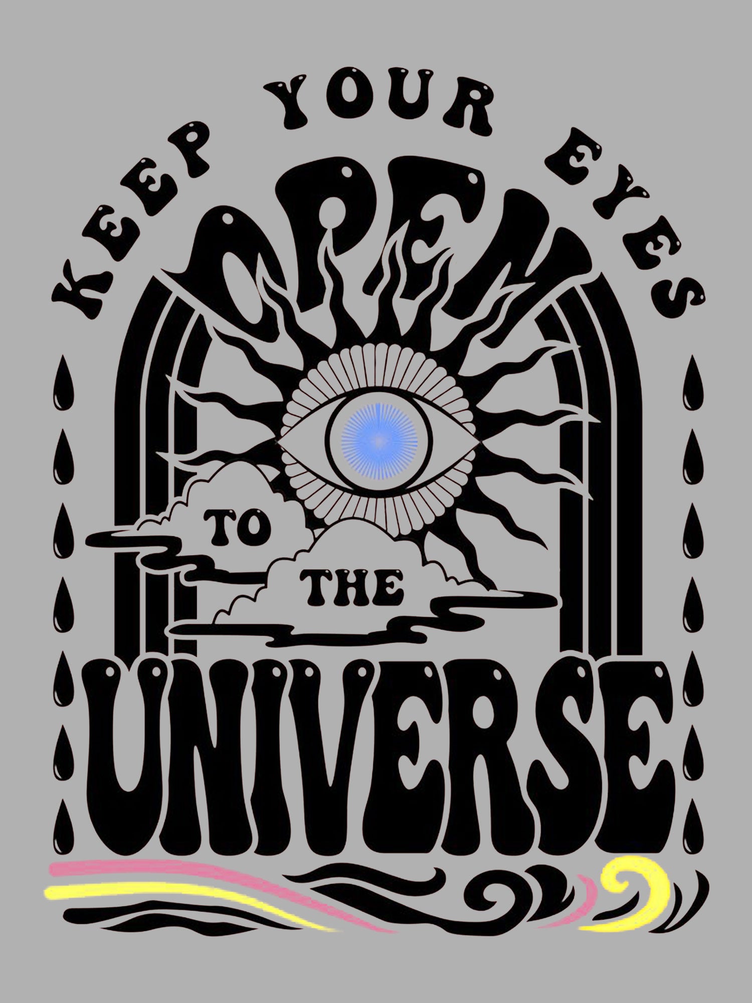 Gaze At The Universe Washed Tshirt