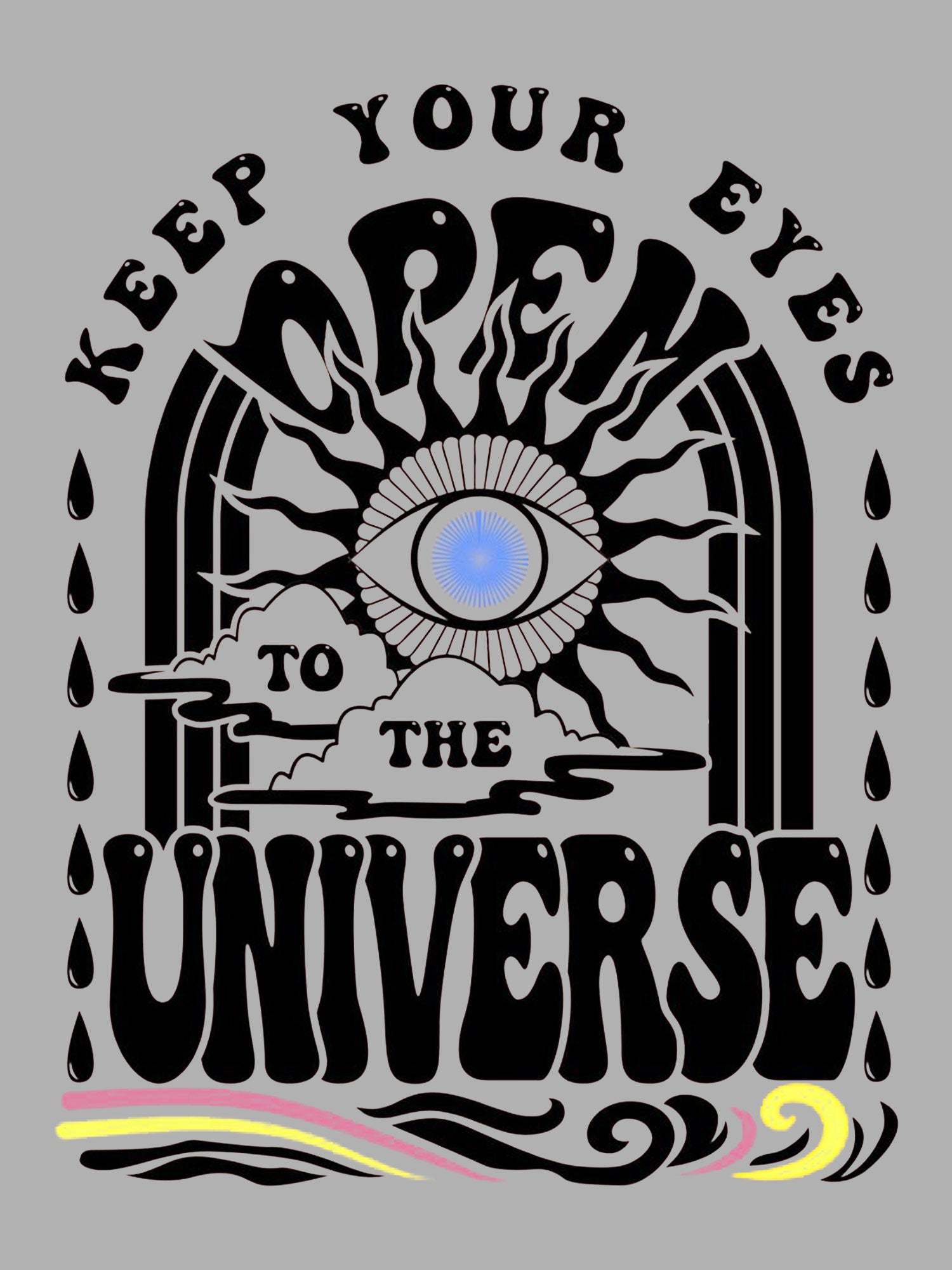 Gaze At The Universe Washed Tshirt