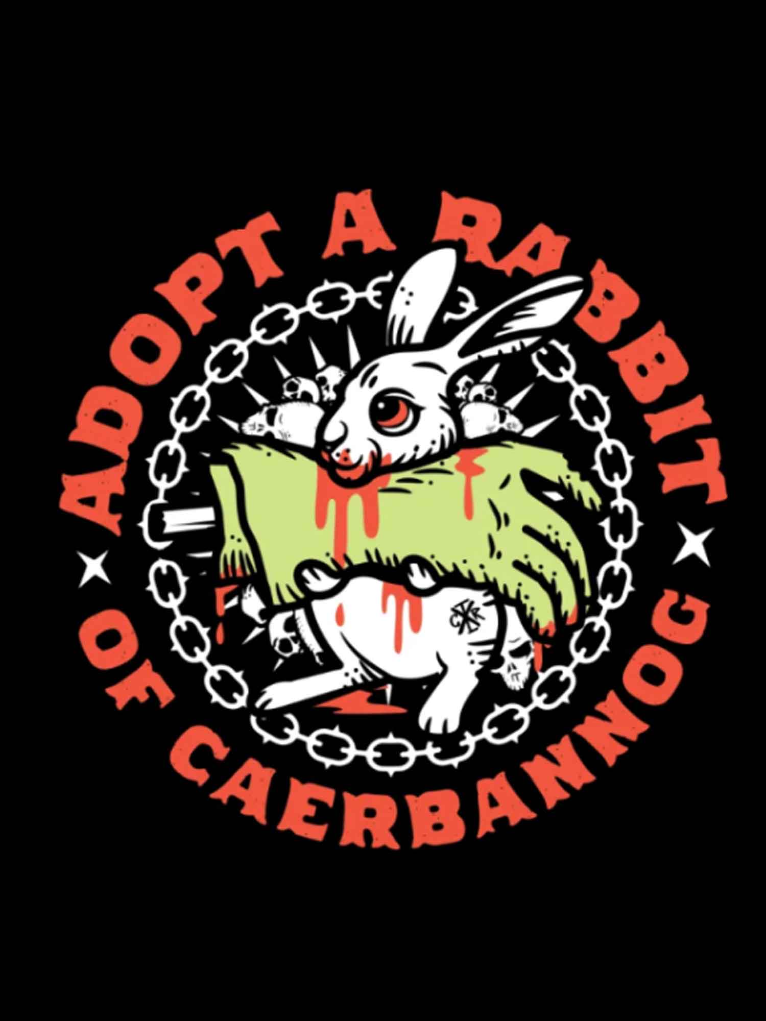 Adopt A Rabbit Of Caerbannog Washed Tshirt