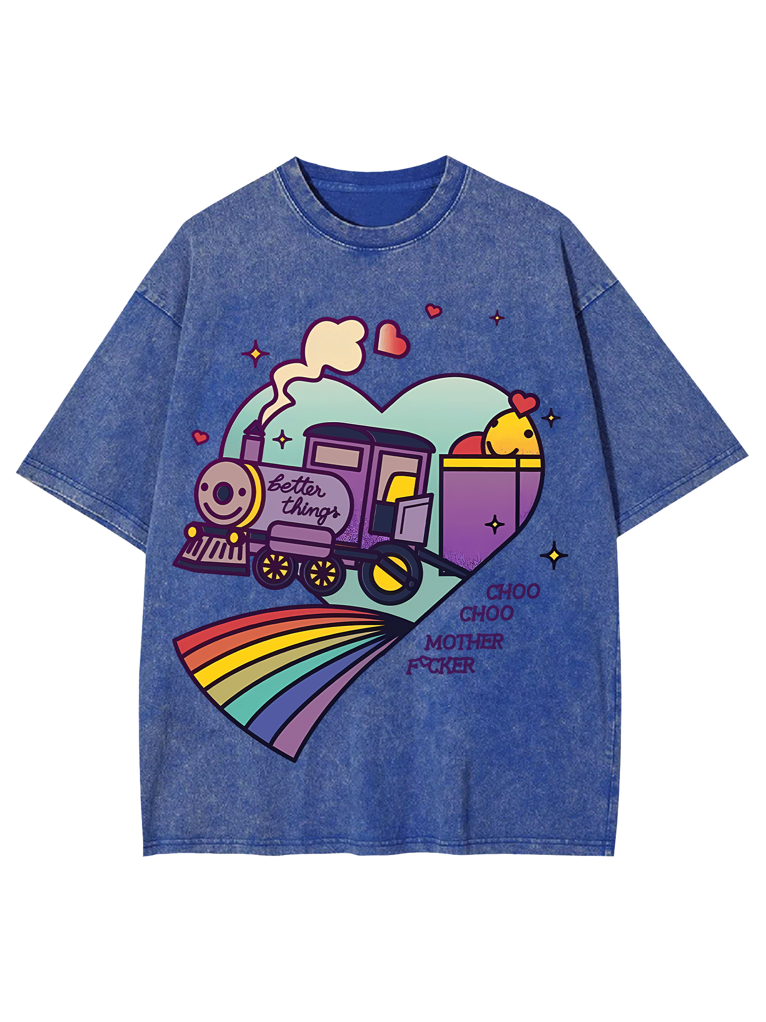 CHOO CHOO WASHED TSHIRT-ClassyOutlaw Sale