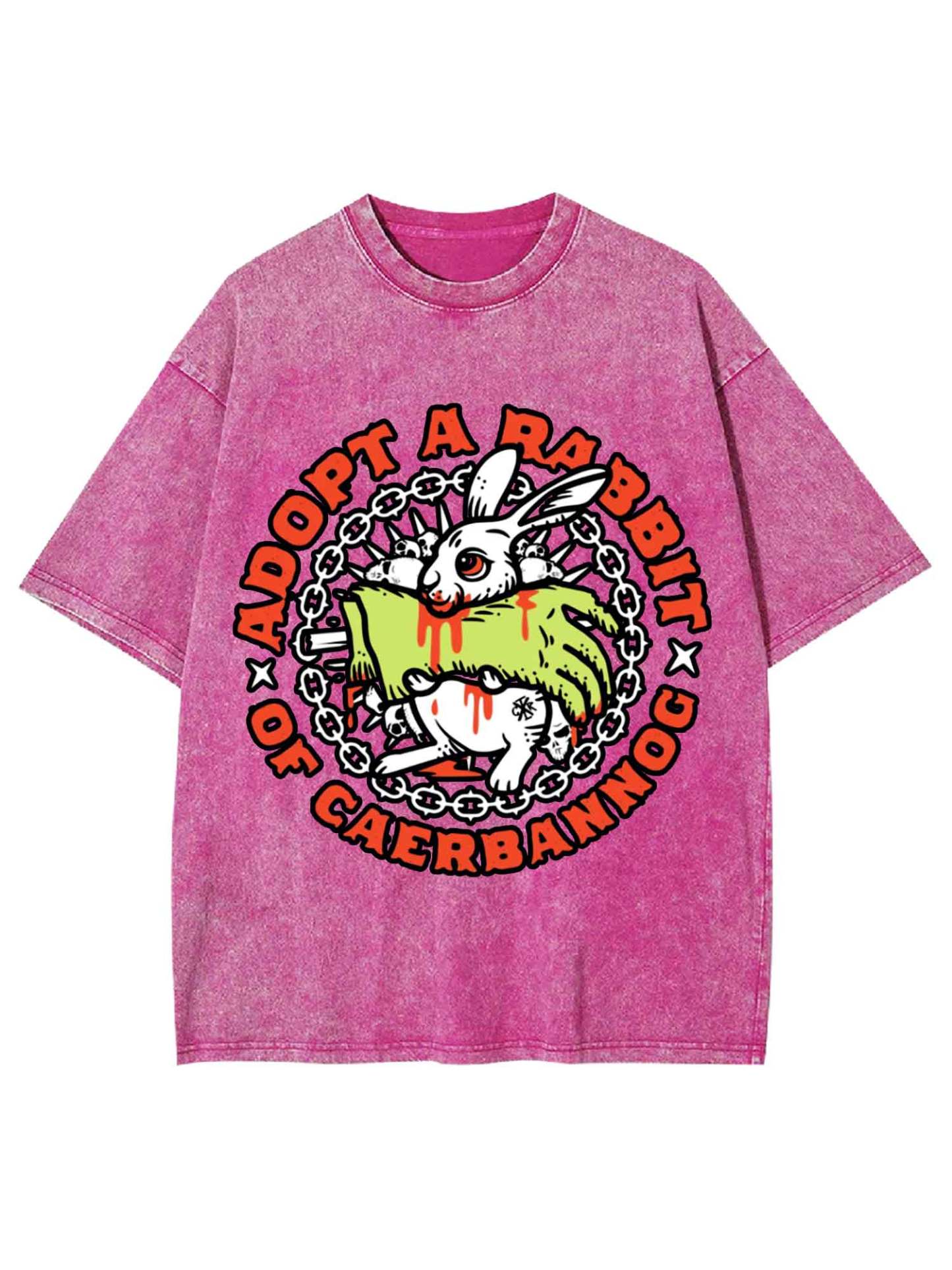 Adopt A Rabbit Of Caerbannog Washed Tshirt