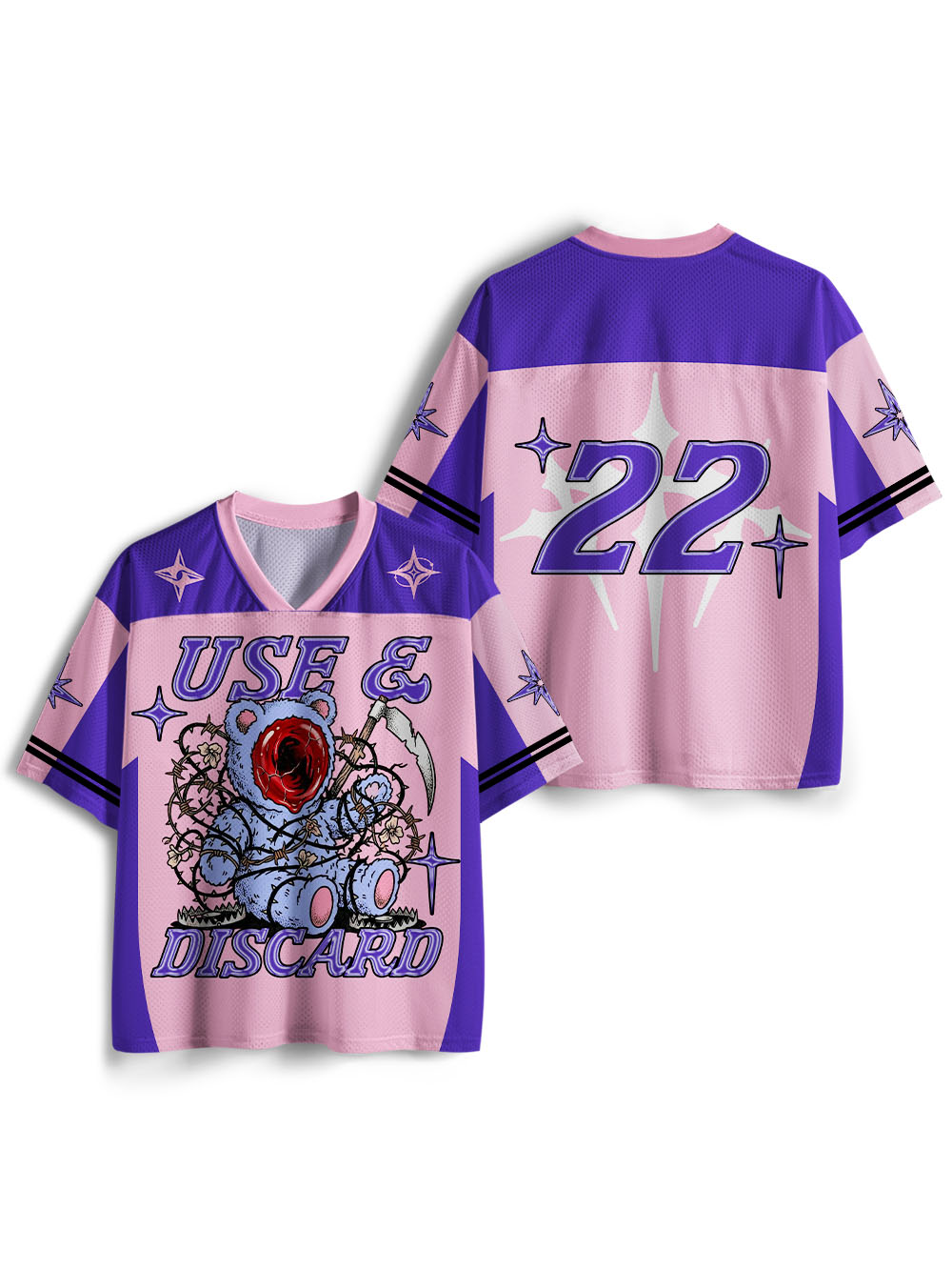  Grunge Love Teddy Mesh Jersey