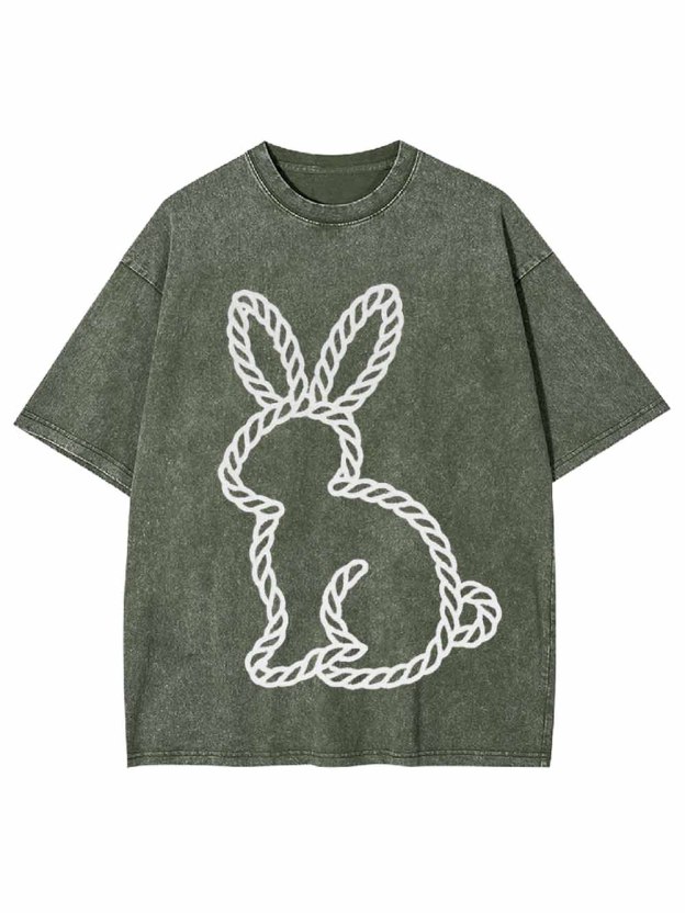 Knot Rabbit Washed Tshirt