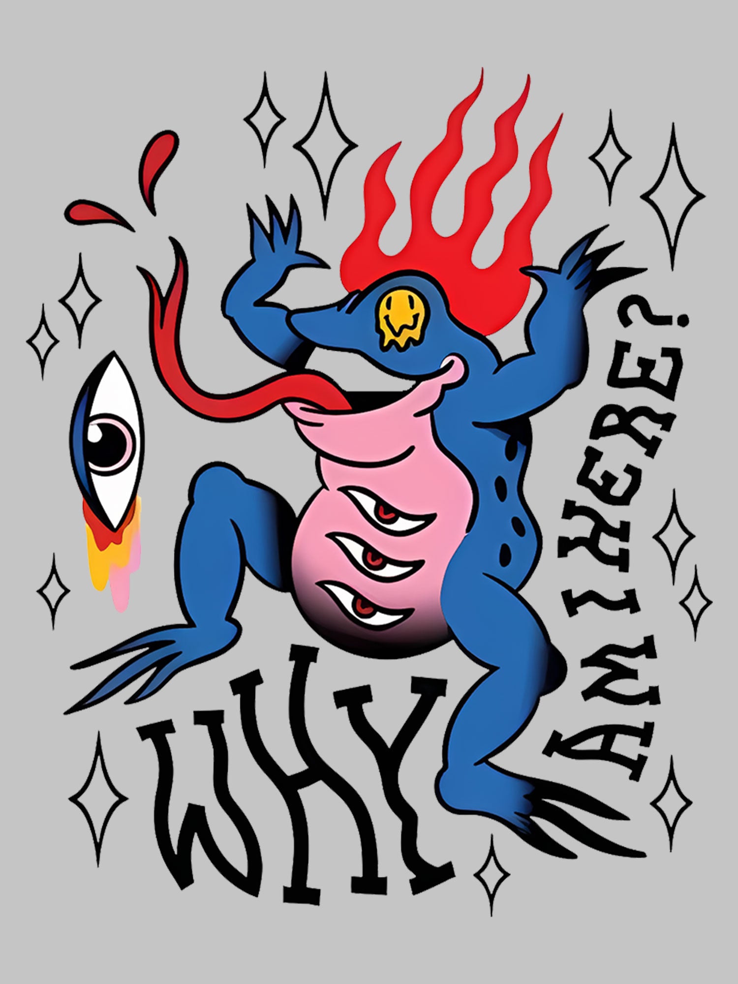 Why Am I Here Washed Tshirt