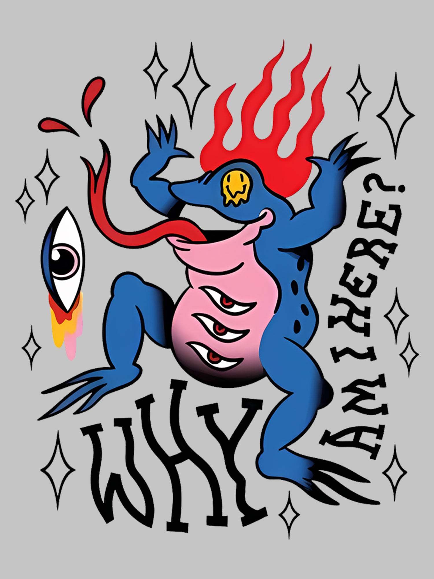 Why Am I Here Washed Tshirt