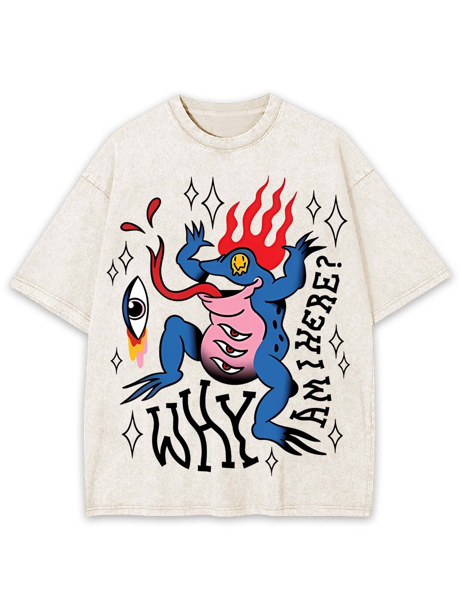 Why Am I Here Washed Tshirt