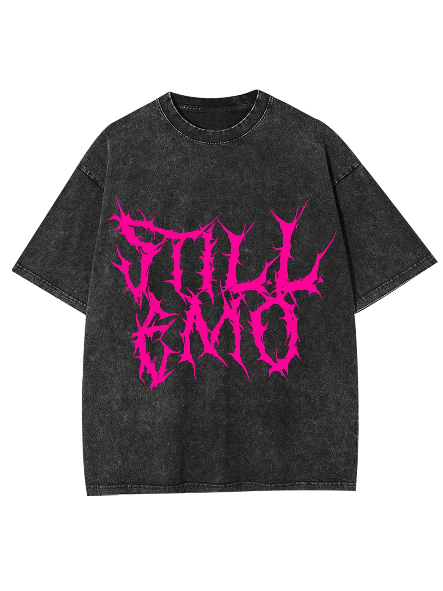 Still Emo Washed Tshirt-ClassyOutlaw Sale