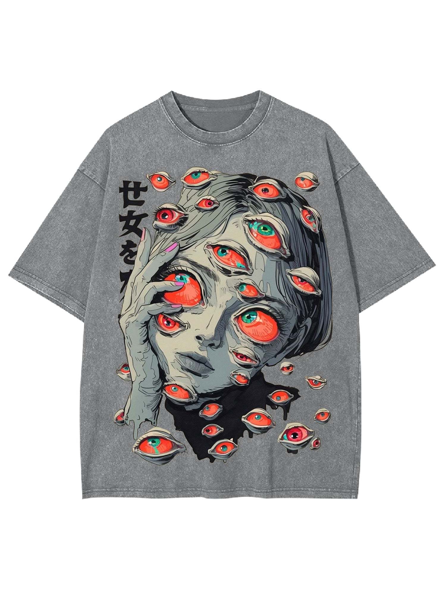 Eyes Of The Unseen Washed Tshirt-ClassyOutlaw Sale