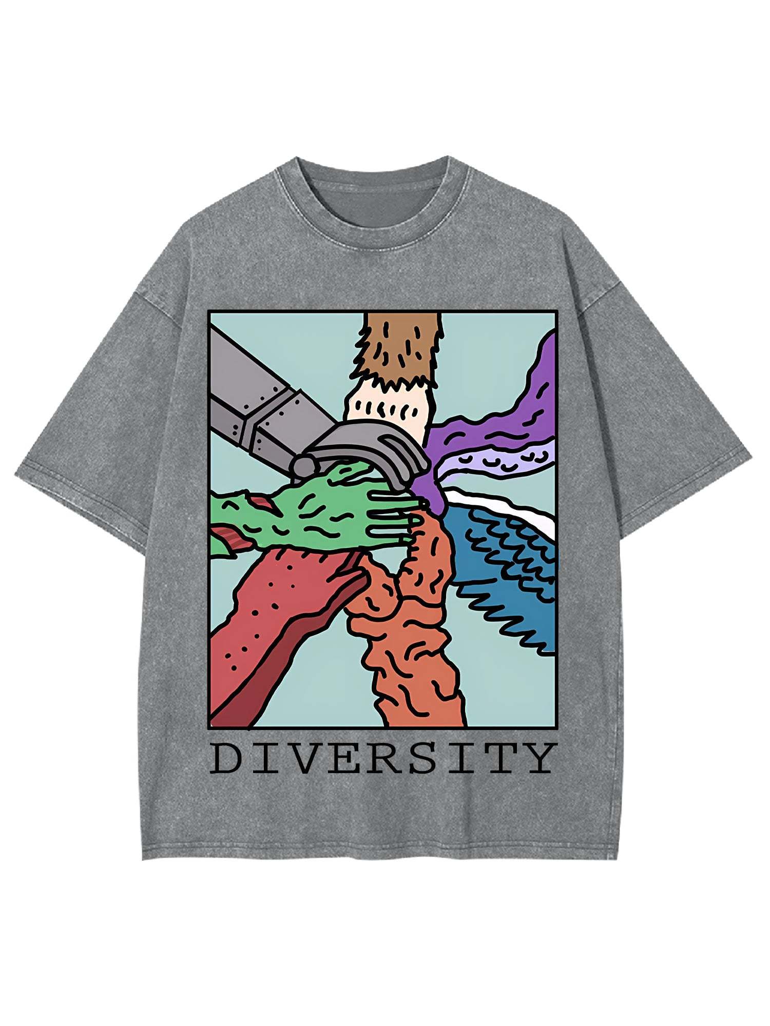 DIVERSITY WASHED TSHIRT
