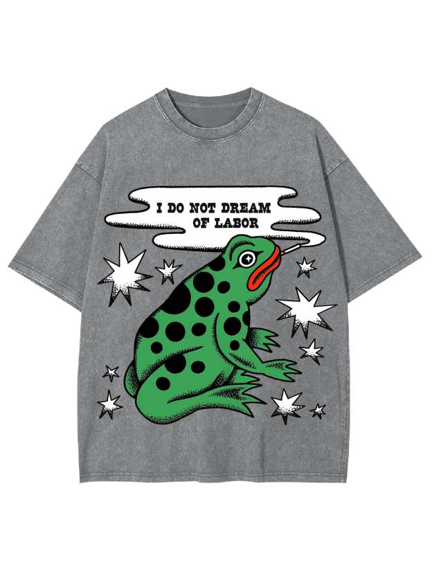 I Do Not Dream Of Labor Washed Tshirt
