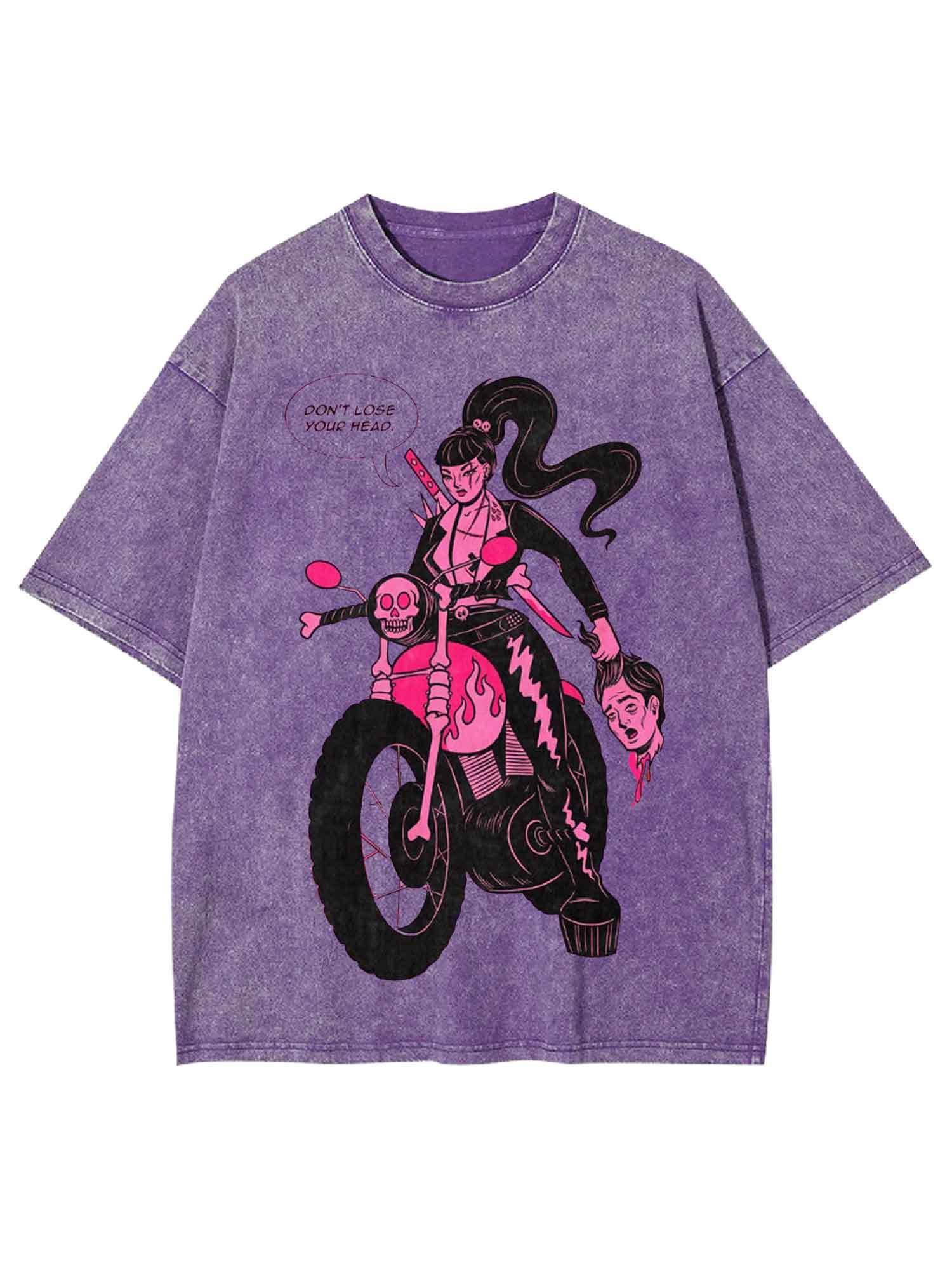 Don't Lose Your Head Washed Tshirt