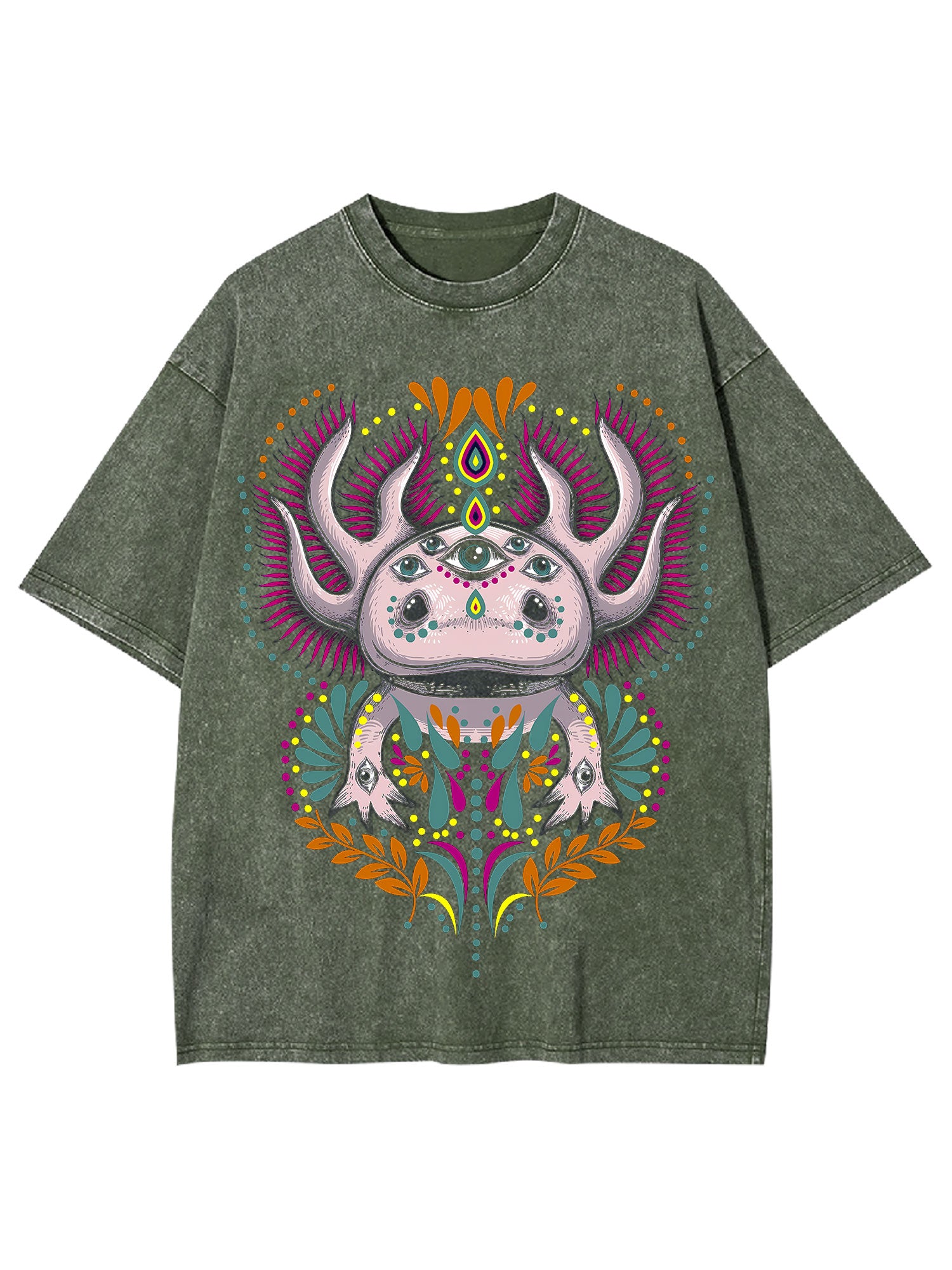 Axolotl Washed Tshirt
