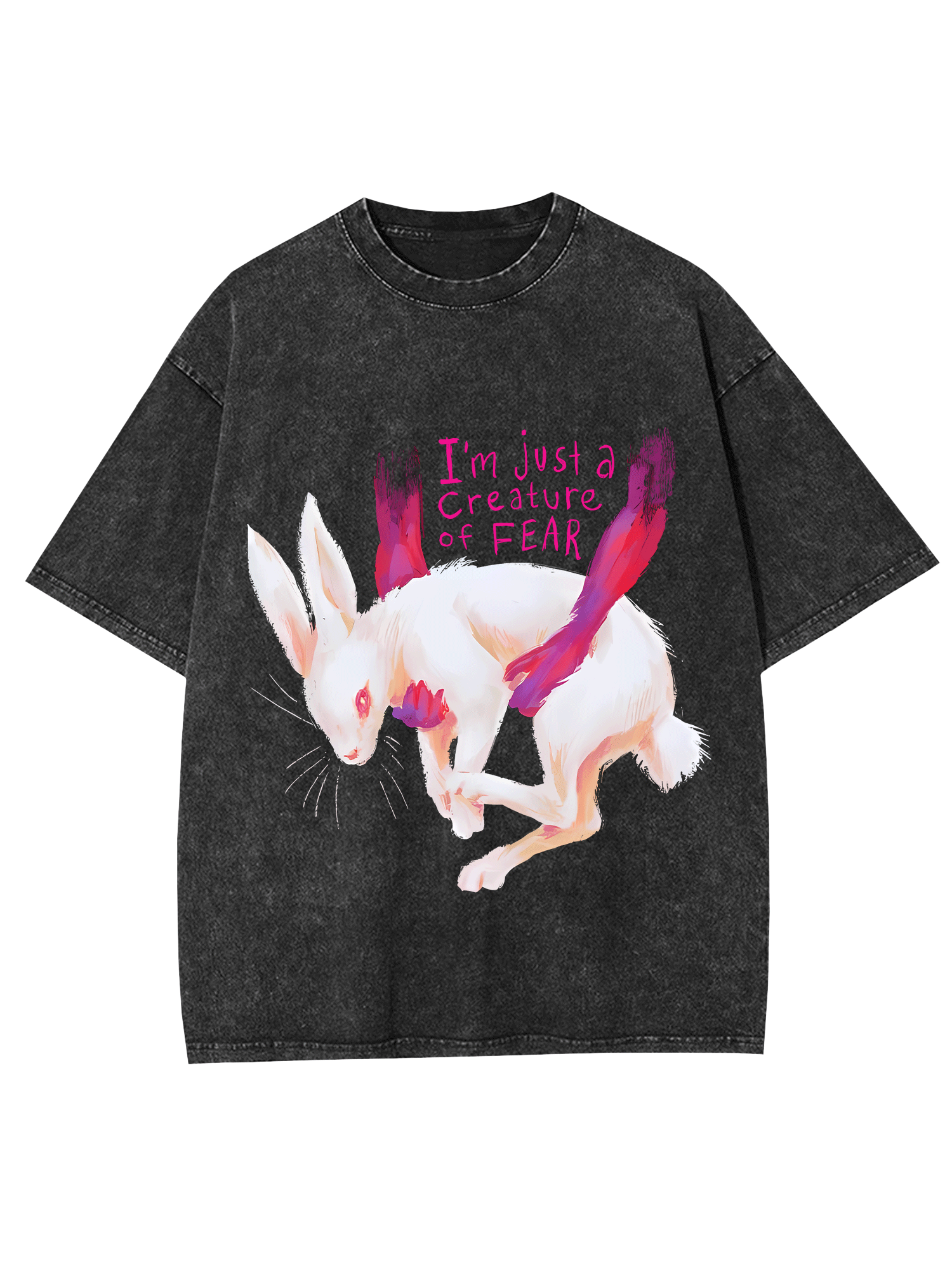 I'm Just A Creature Of Fear Washed Tshirt