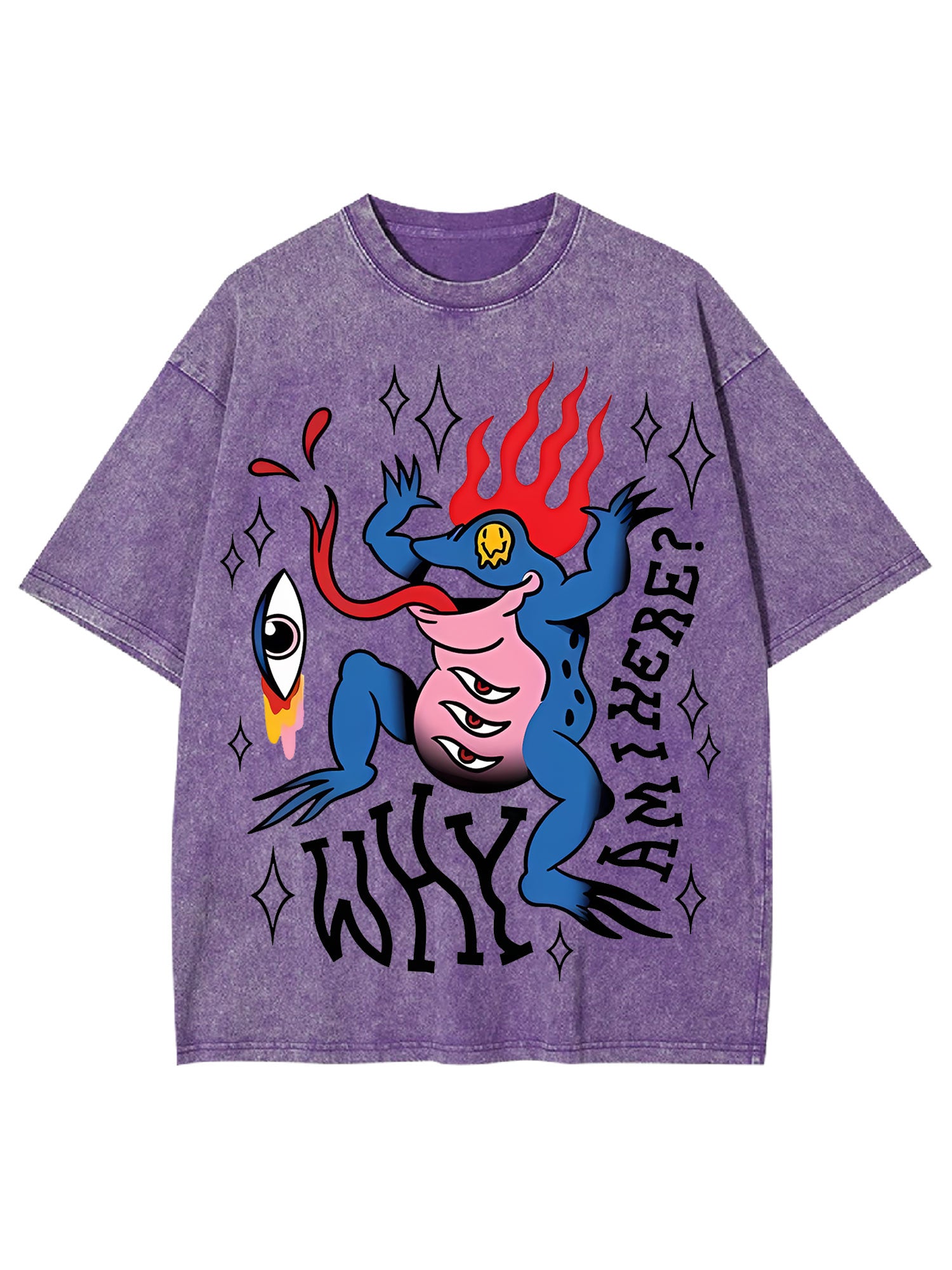 Why Am I Here Washed Tshirt