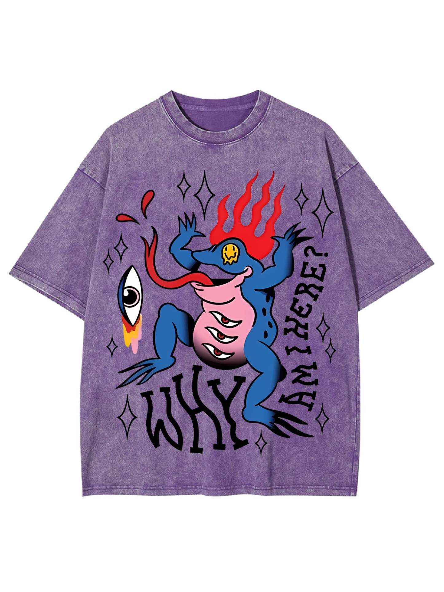 Why Am I Here Washed Tshirt