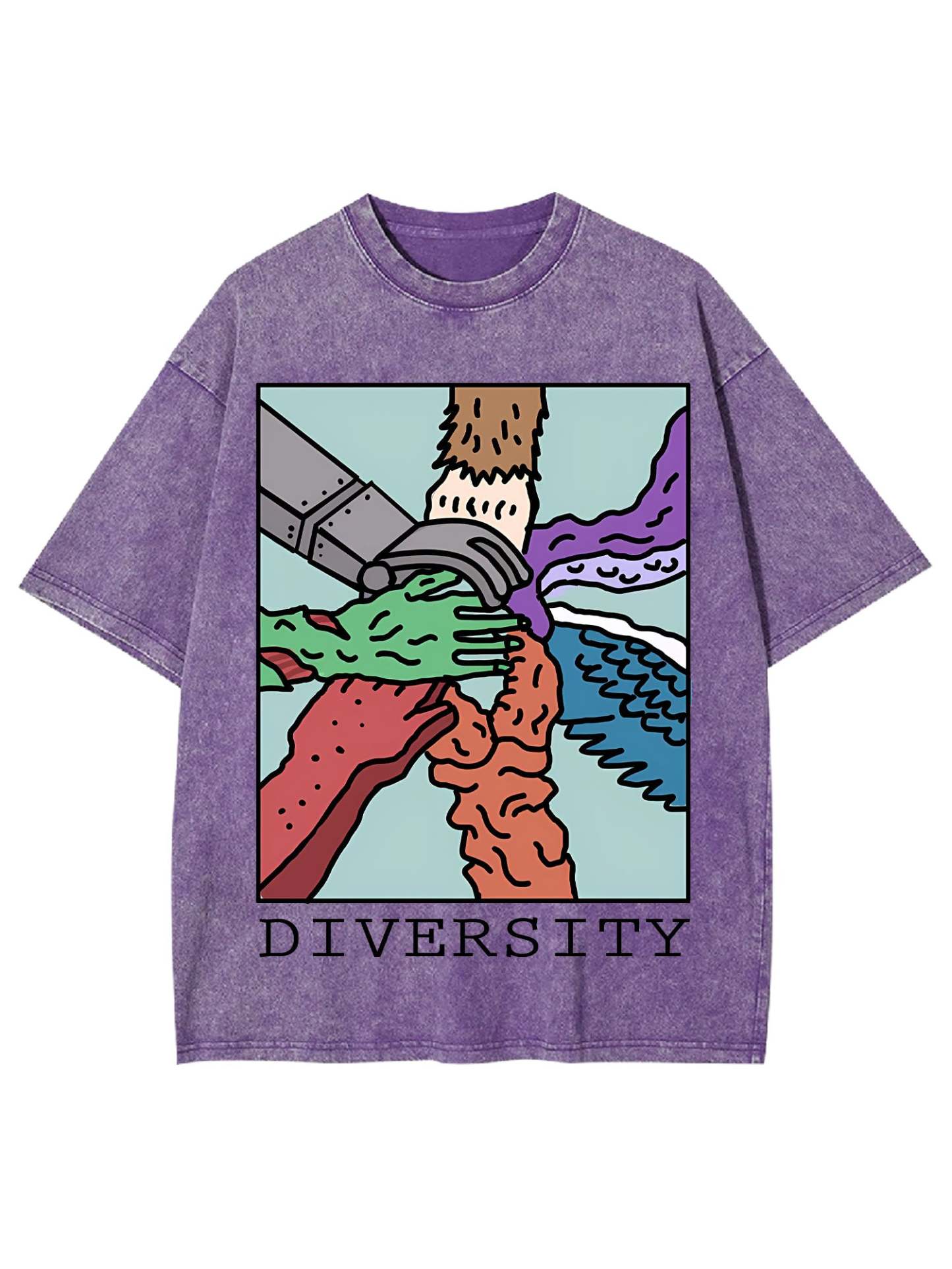 DIVERSITY WASHED TSHIRT