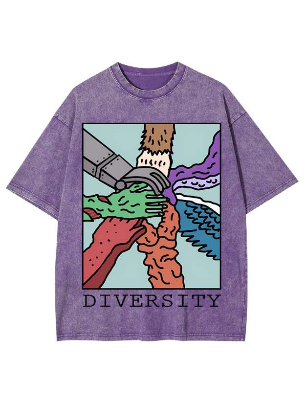 DIVERSITY WASHED TSHIRT